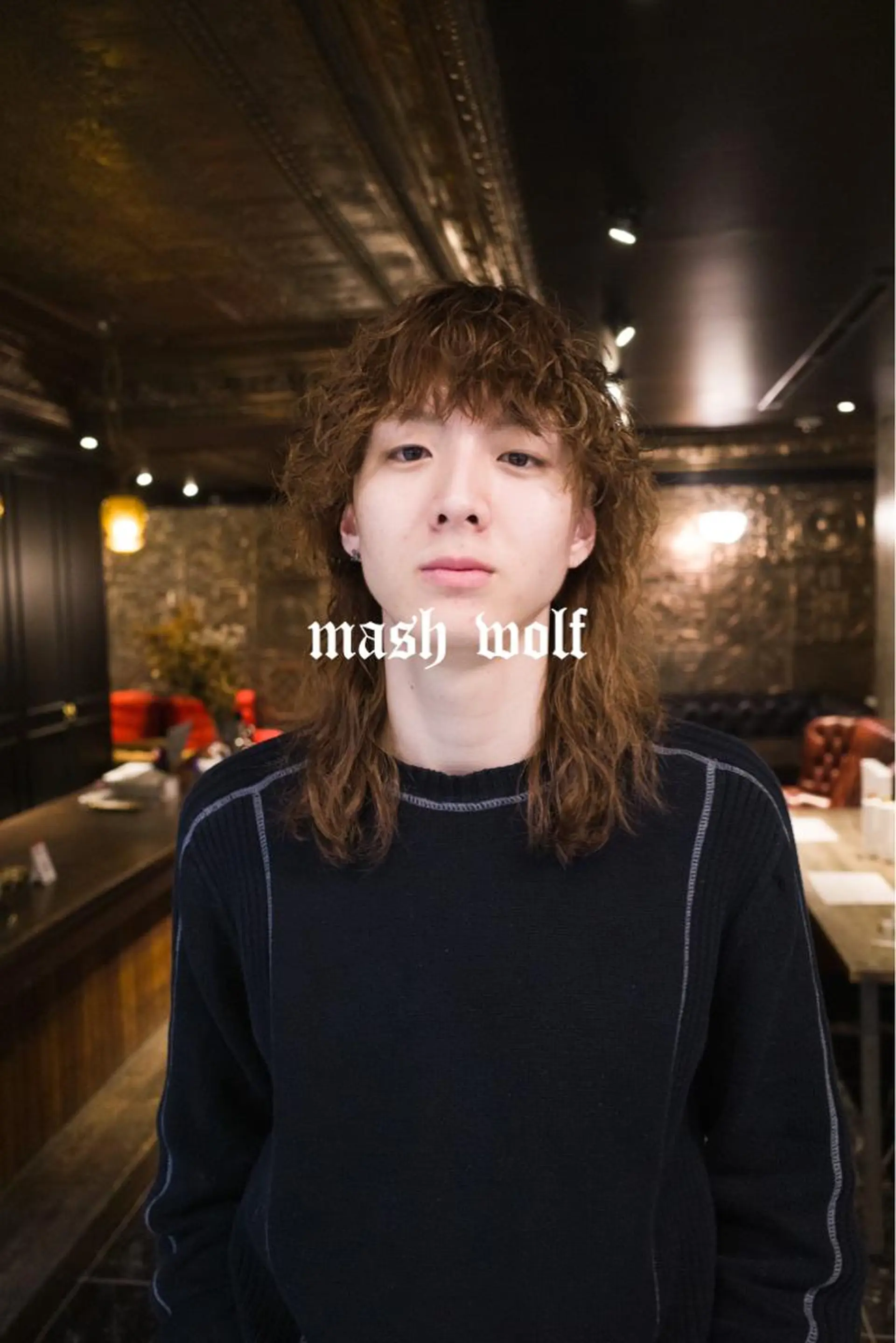 ミディアム ウルフカット カット ヘアカラー メンズパーマ特化 🌟Gakutoのヘアスタイル