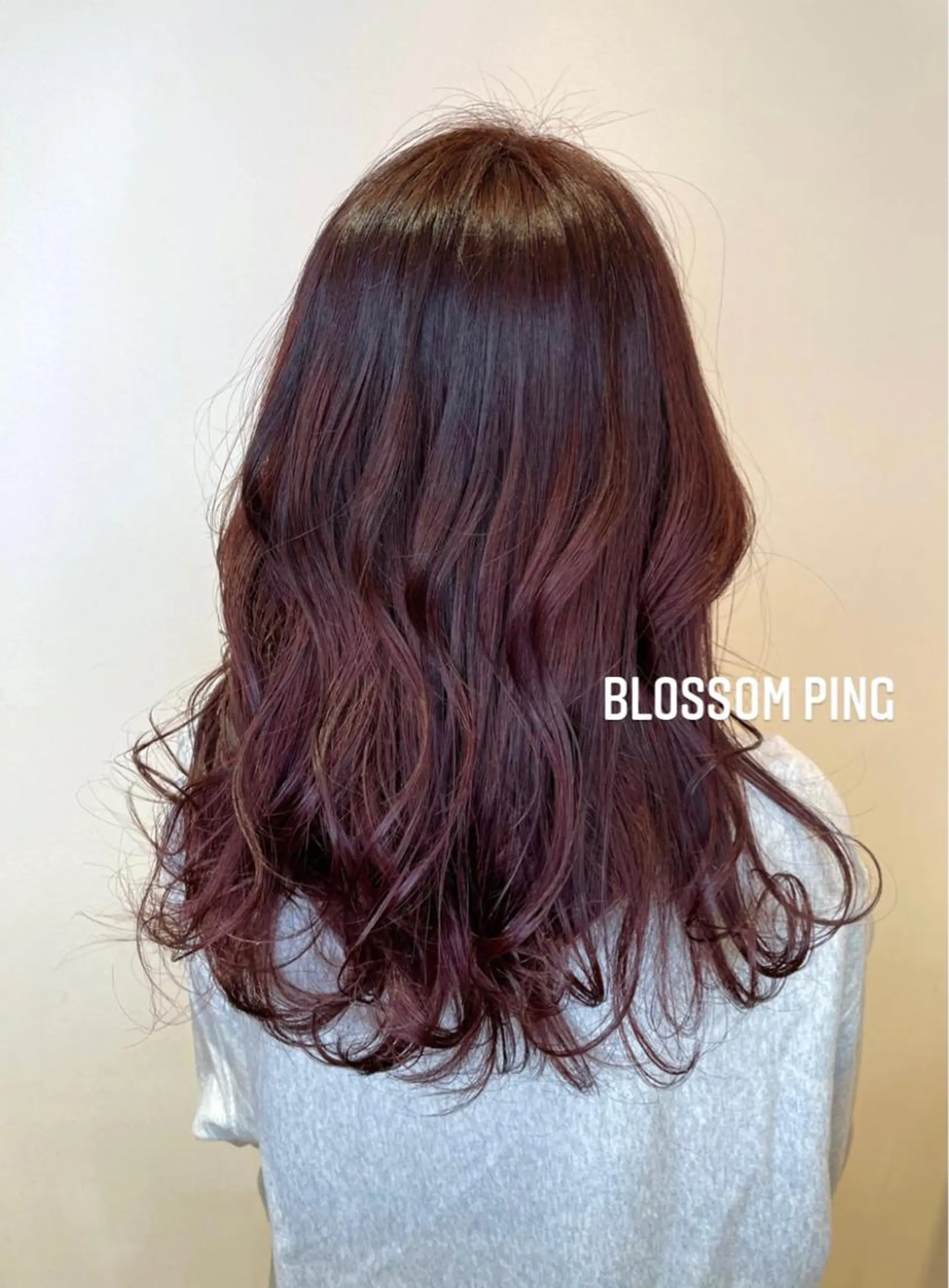 セミロング カラー 渡辺 瑠美のヘアスタイル