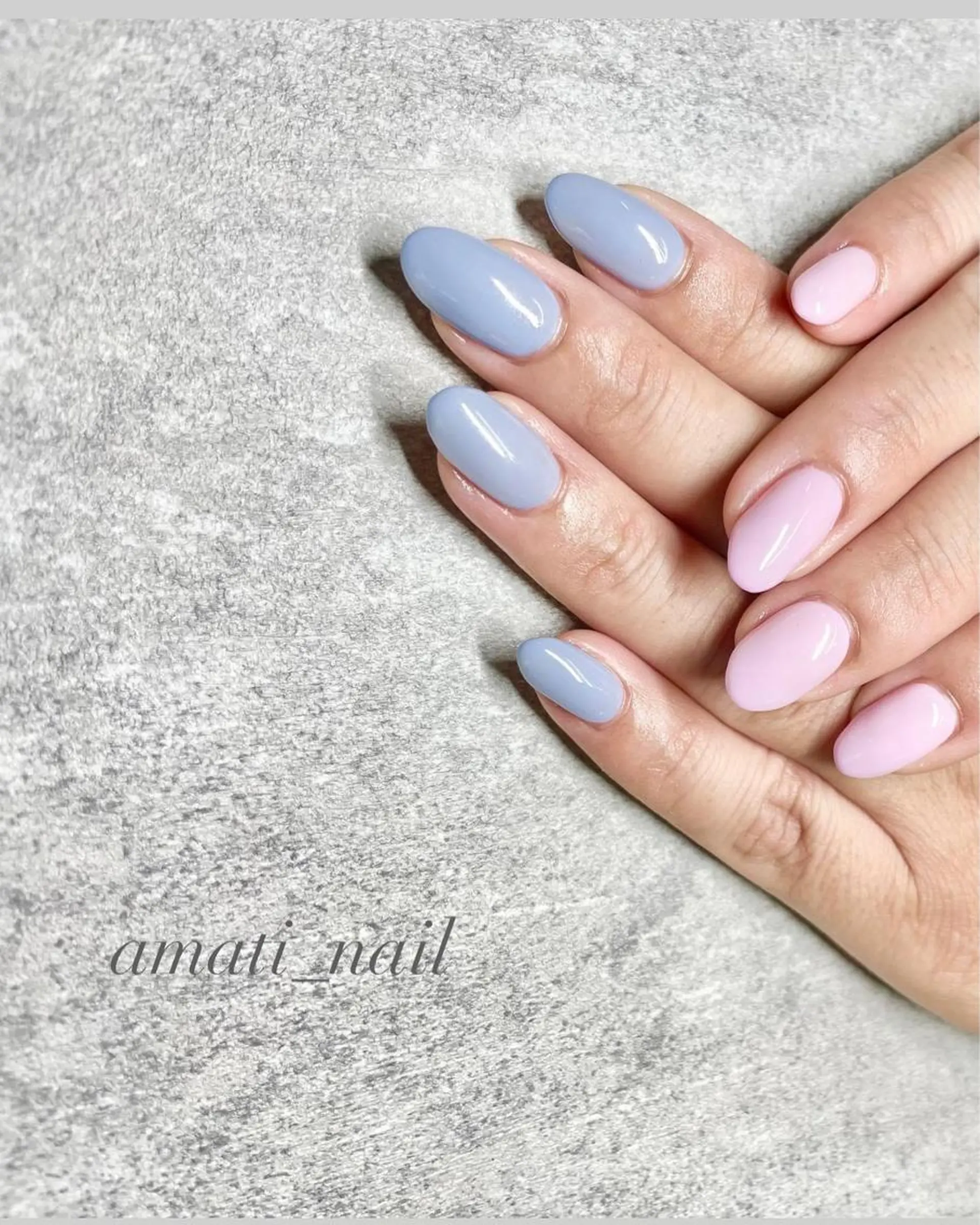 ネイル マグネットネイル ミラーネイル ニュアンスネイル ワンカラーネイル 春ネイル ハンドネイル amati_nail TAKAKOのネイルデザイン