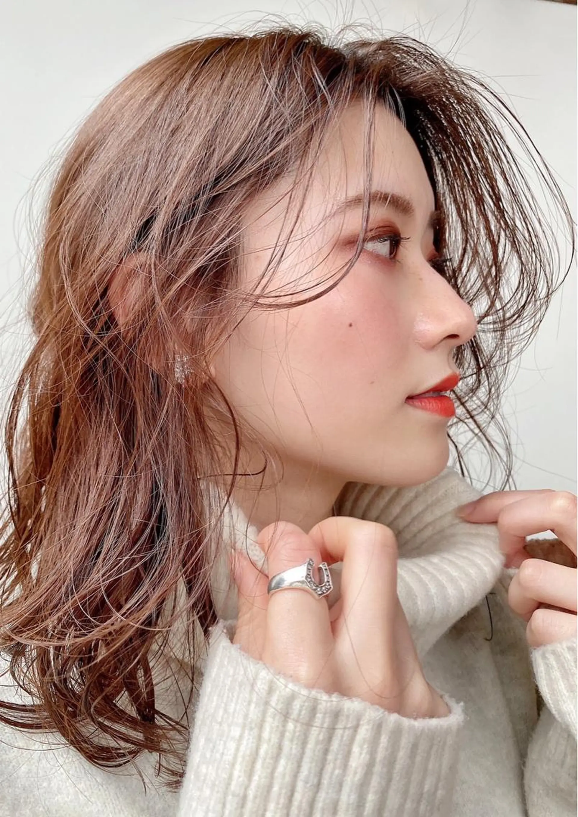 ロング カラー パーマ ヘアアレンジ 【公式】amble luxe池袋東口🩷のヘアスタイル