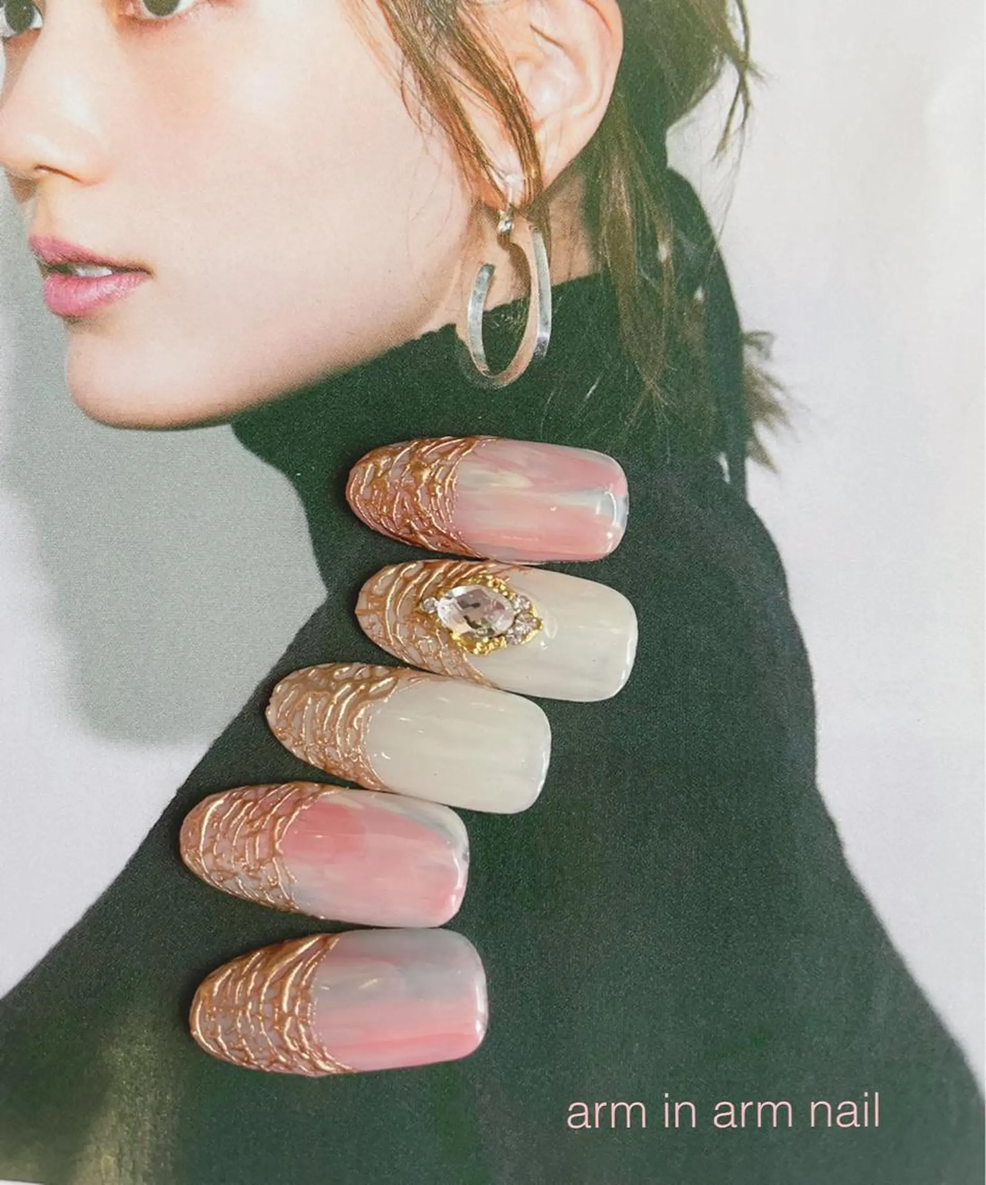 ネイル arm in arm ︎✿Yamamotoのマツエク・マツパデザイン