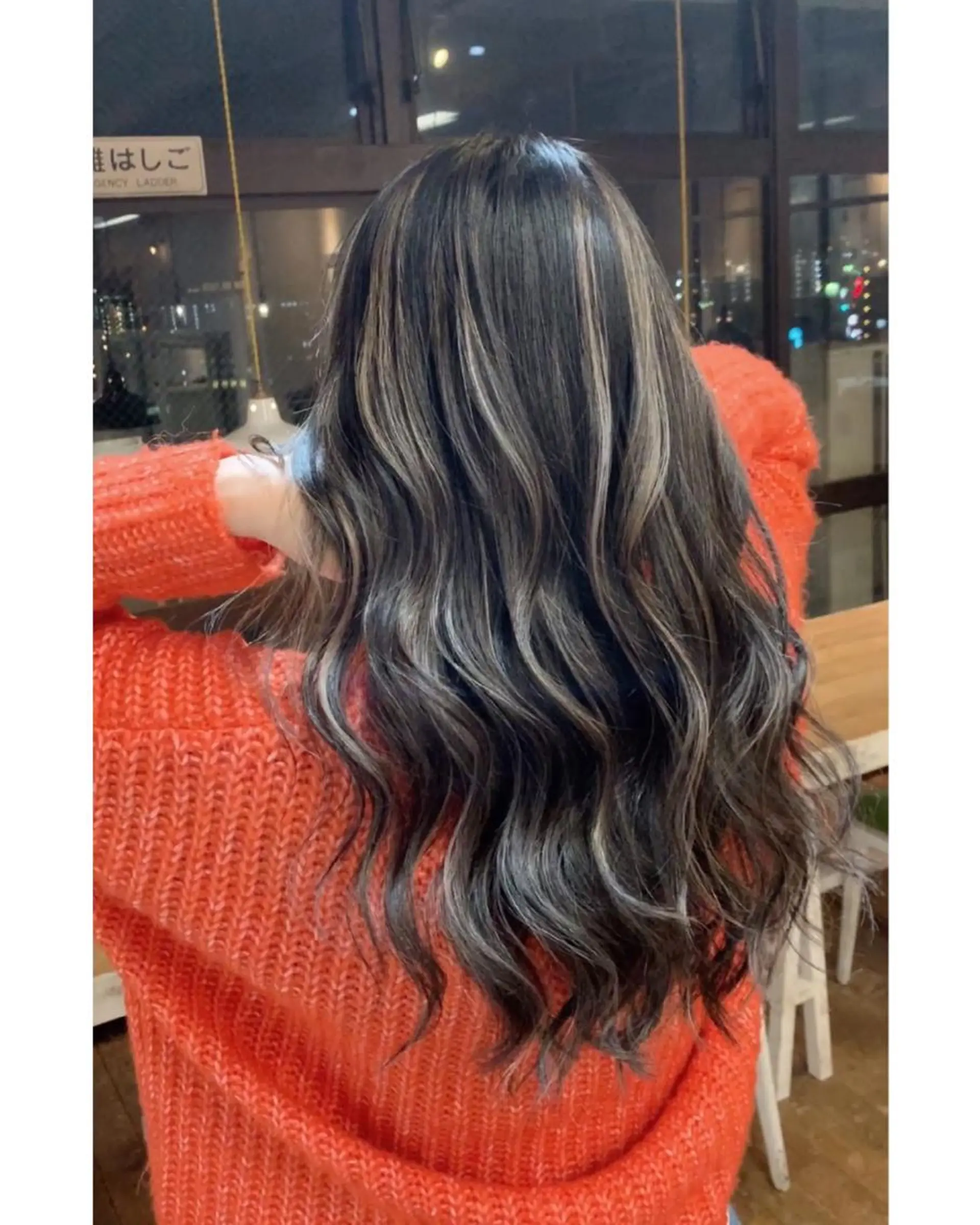 カラー バレイヤージュ ハイライトカラー Beyond（kitaro）所属・石井辰功也 フリーランス美容師のヘアスタイル