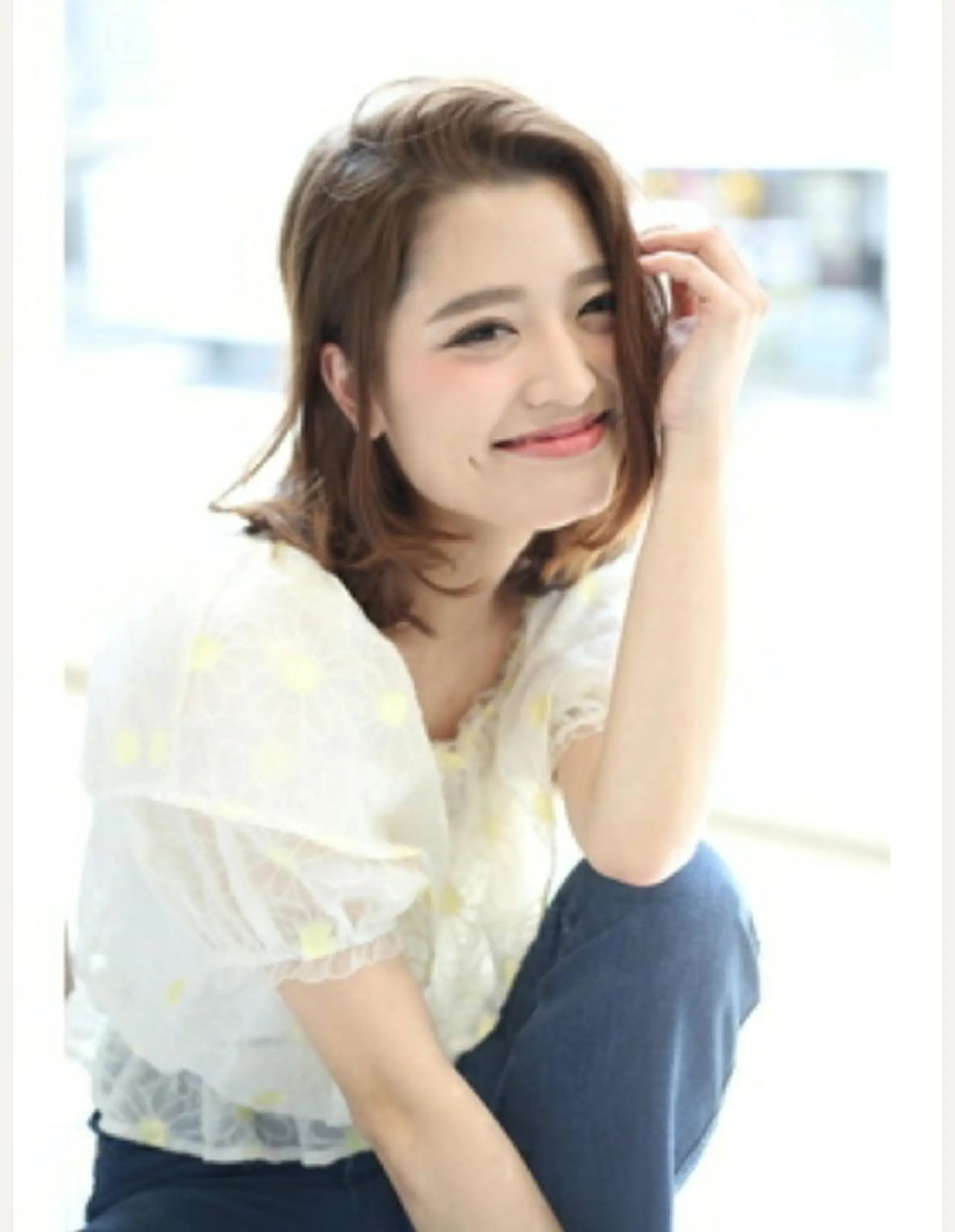 ミディアム SALOWIN神宮前五丁目店所属・🇰🇷韓国風艶髪✨ 髪質改善 倉岡しおんのヘアスタイル