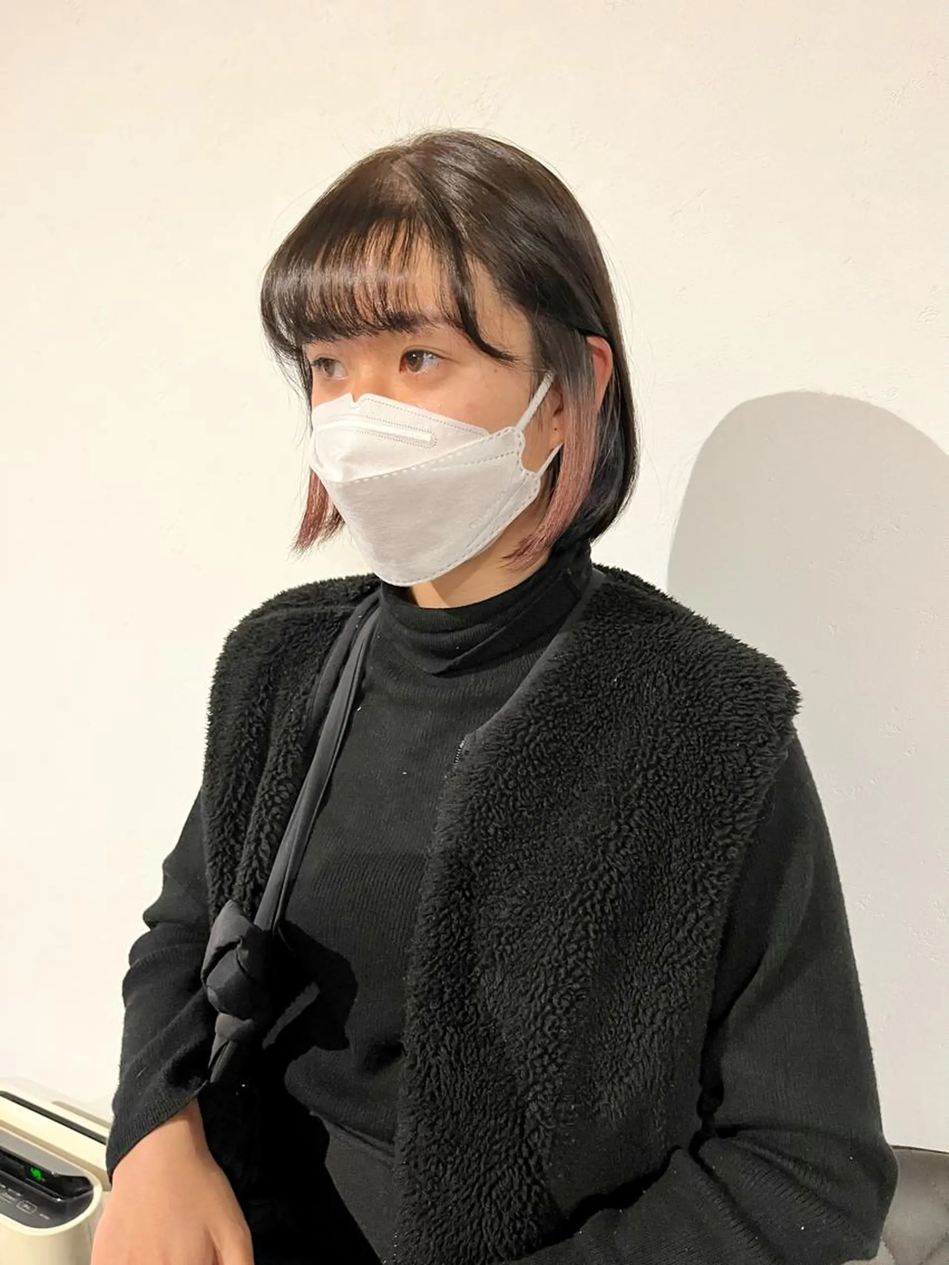 ショート カラー 切りっぱなしボブ ベージュカラー ブリーチ ケアブリーチ ダブルカラー カット ヘアカラー ショート/パーマ/ カラー/FUKOのヘアスタイル