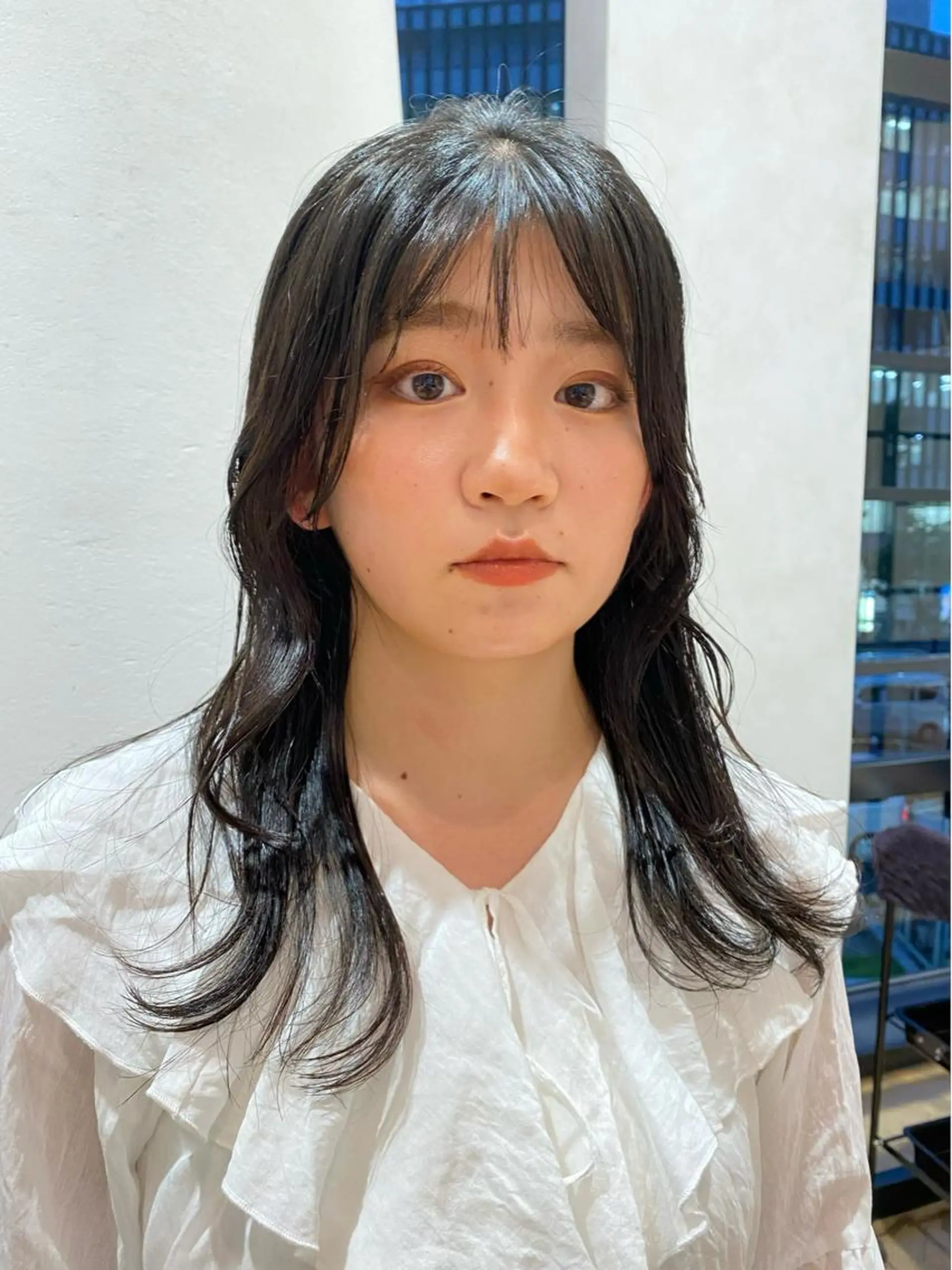 ロング 増井 彩乃のヘアスタイル