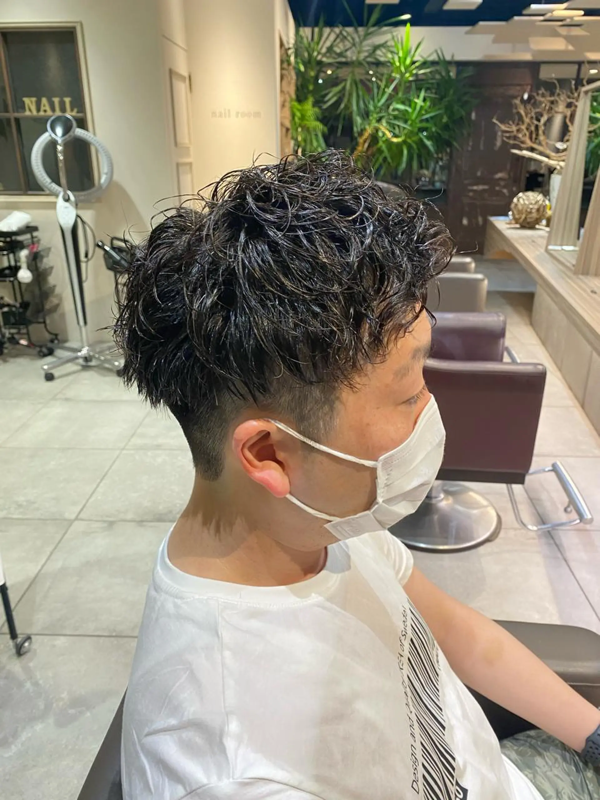 ショート パーマ 川越 輝梨奈のヘアスタイル