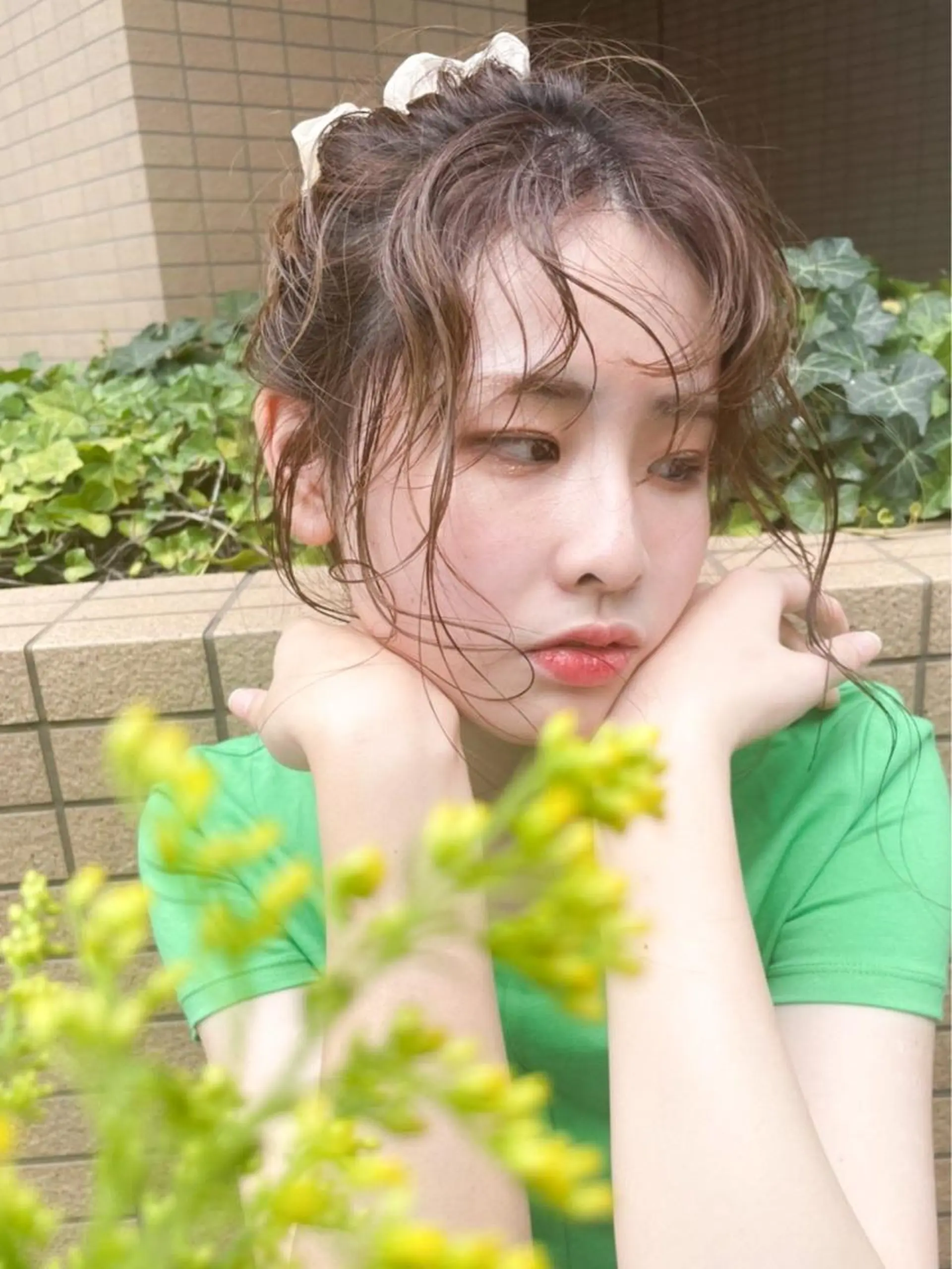 ミディアム 高橋 みく/ minim 暖色のヘアスタイル