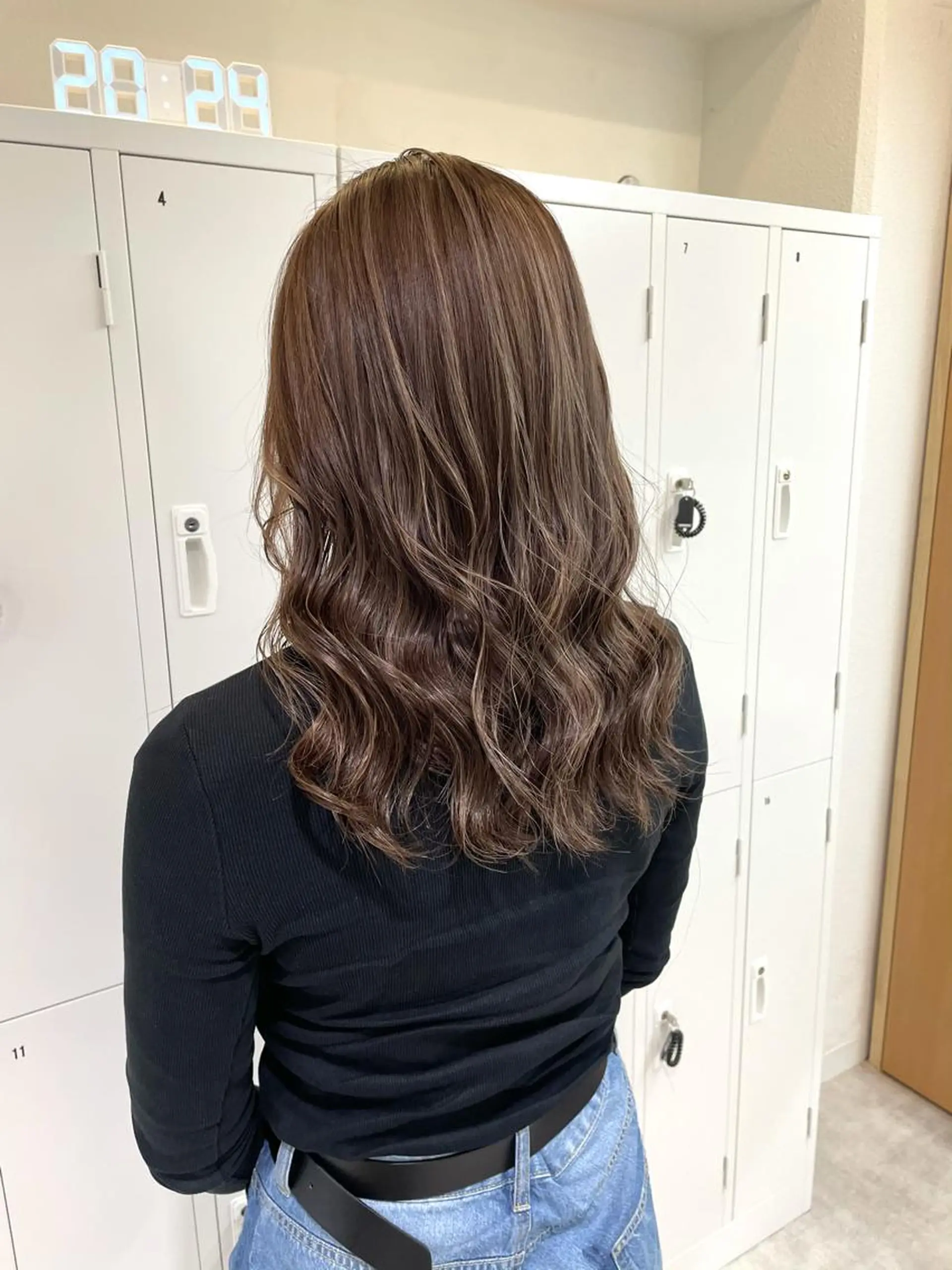 ミディアム ハイライト 田中大星 /ボブ 縮毛矯正のヘアスタイル