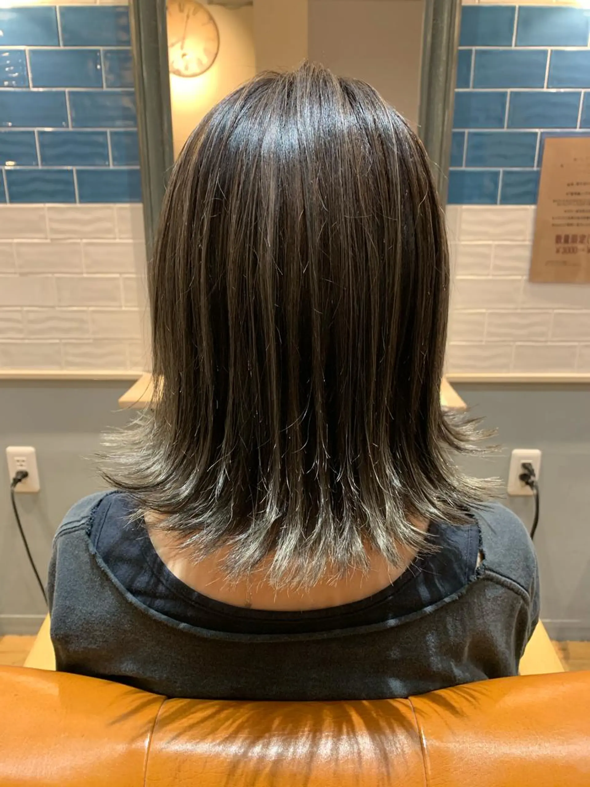 ミディアム カラー ブリーチ 髪質改善特化 ミサワコウキのヘアスタイル