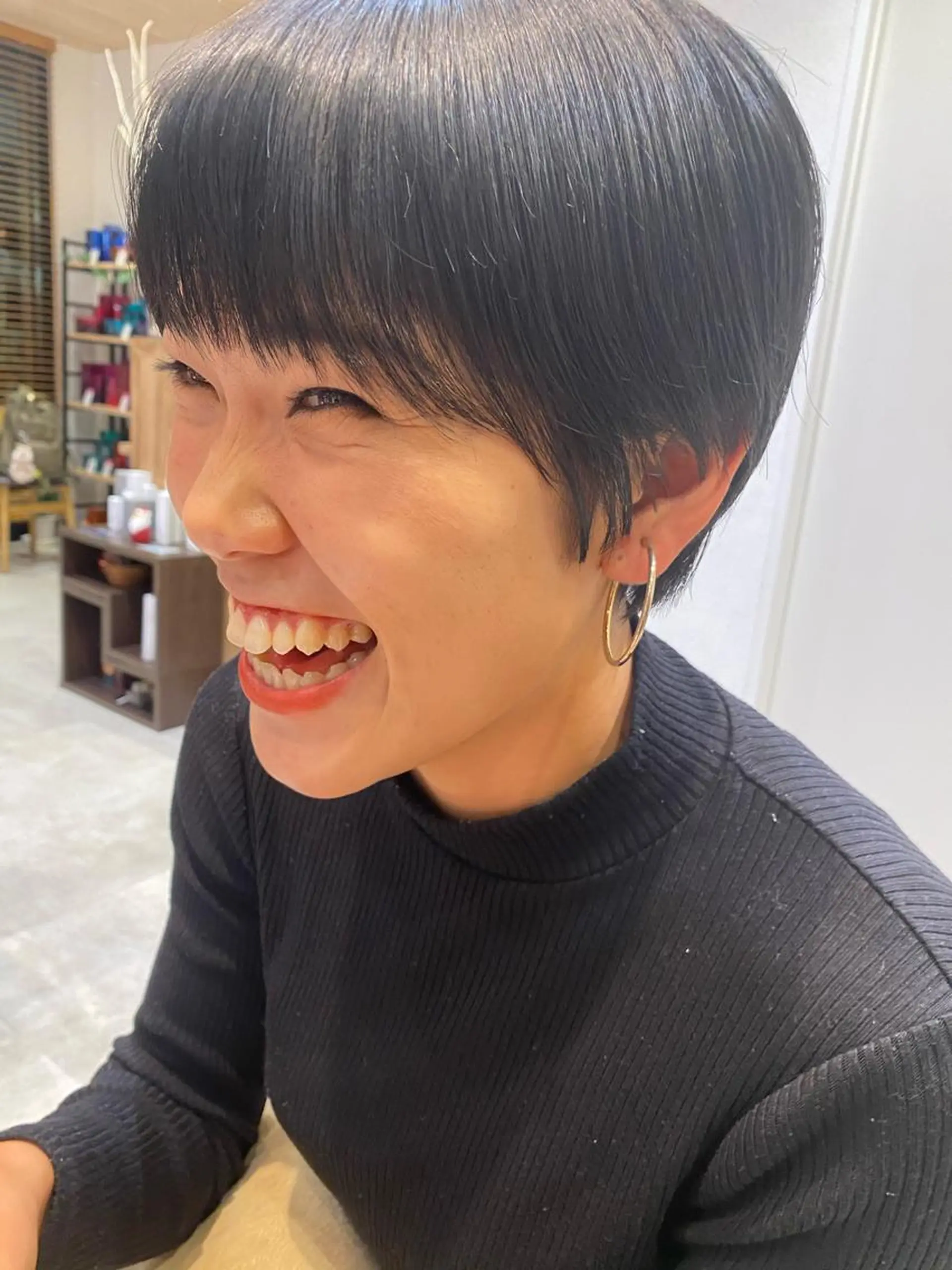 ショート カラー ショートヘア ヘアカラー トリートメント ヘッドスパ パーマ指名No1 /namiのヘアスタイル