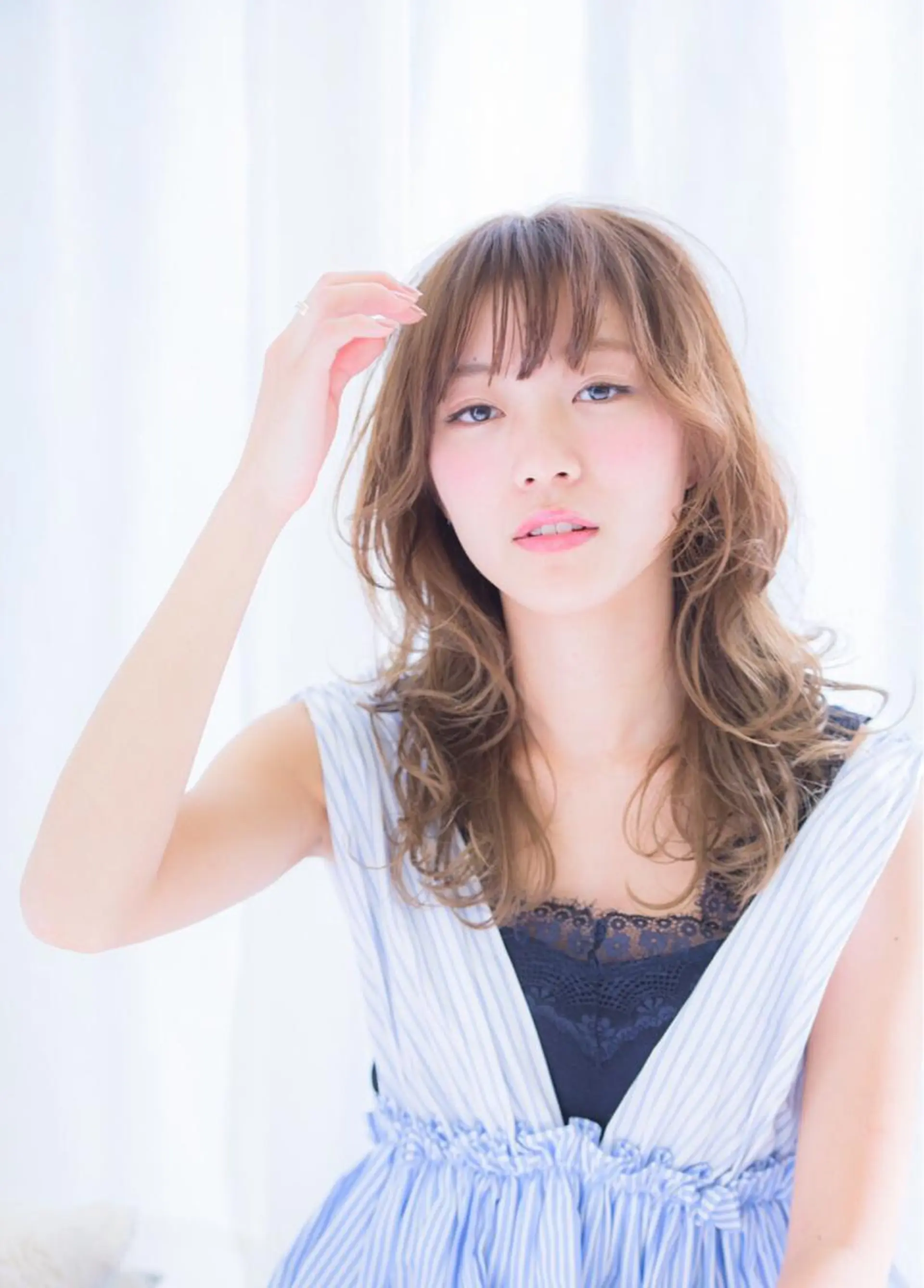 ロング 似合わせ艶髪カラー ❤️ハダユミのヘアスタイル