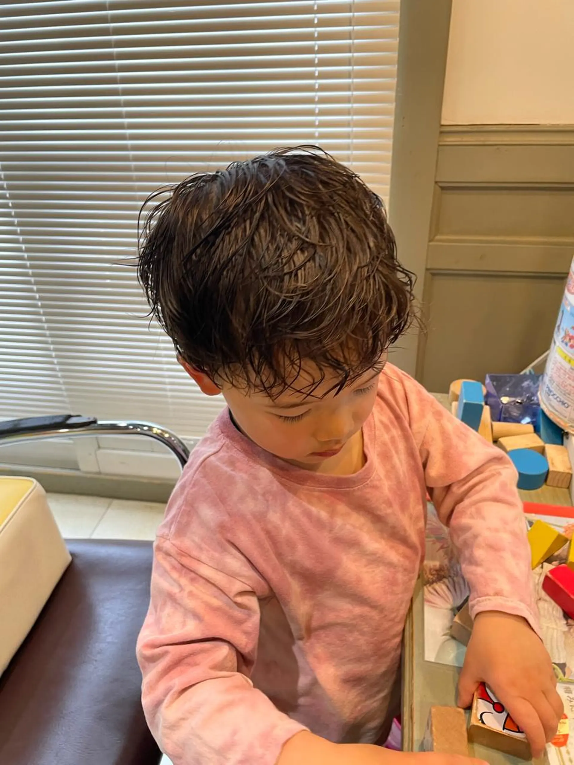 パーマ メンズ キッズ メンズパーマ 金森 有希のヘアスタイル