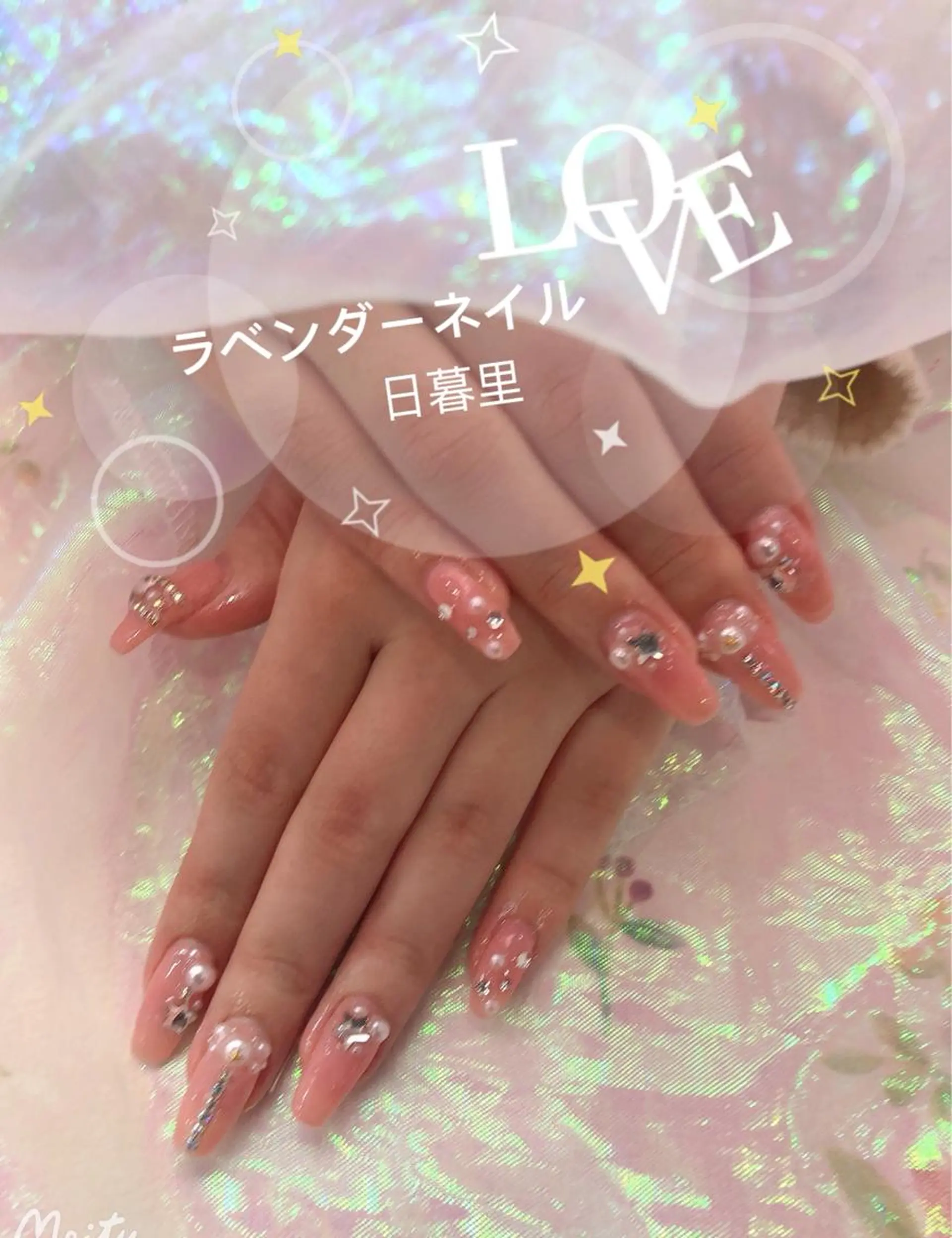 ネイル ラベンダー💖日暮里 ルル💖ネイルのネイルデザイン