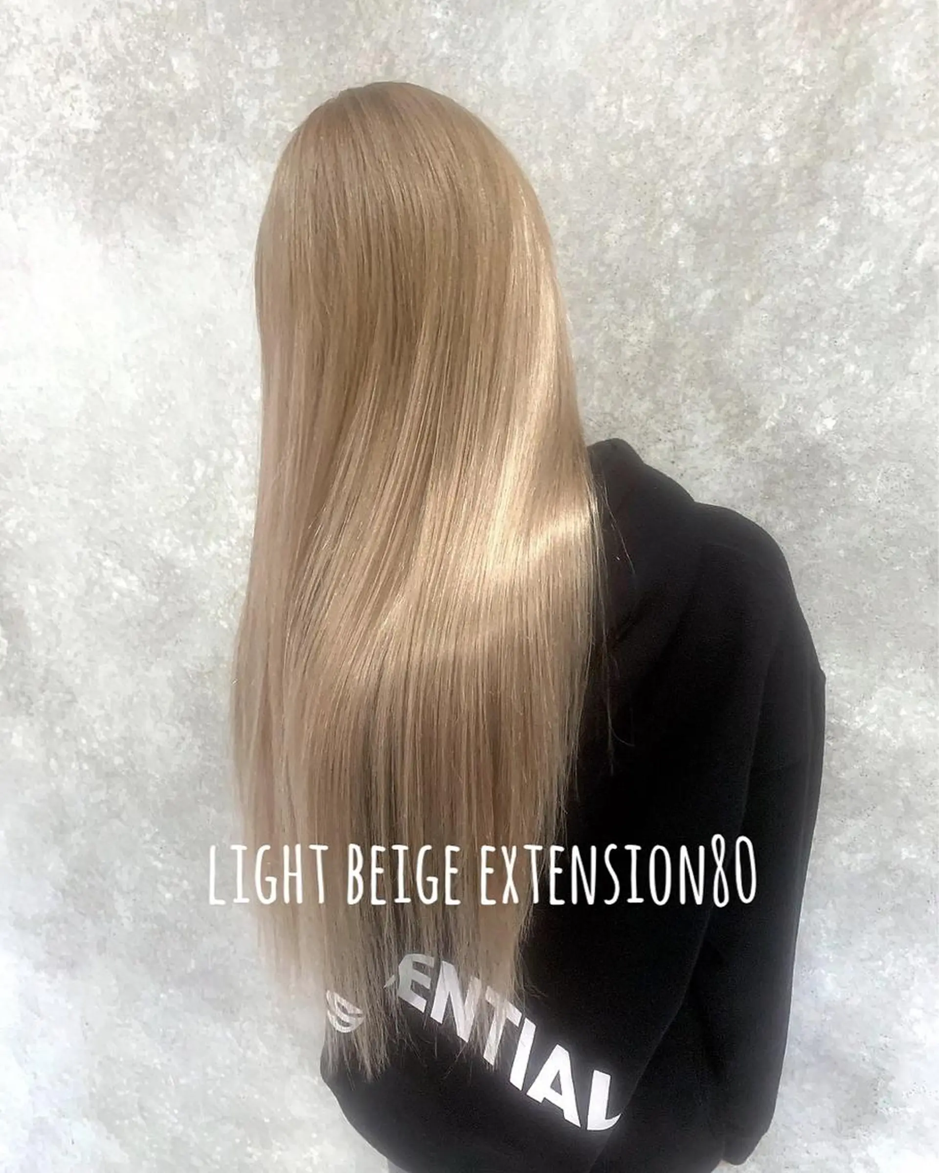 ロング カラー シールエクステ ベージュカラー ハイトーンカラー エクステ カット ヘアカラー エクステ Nino（ニーノ）所属・にしき さんのヘアスタイル