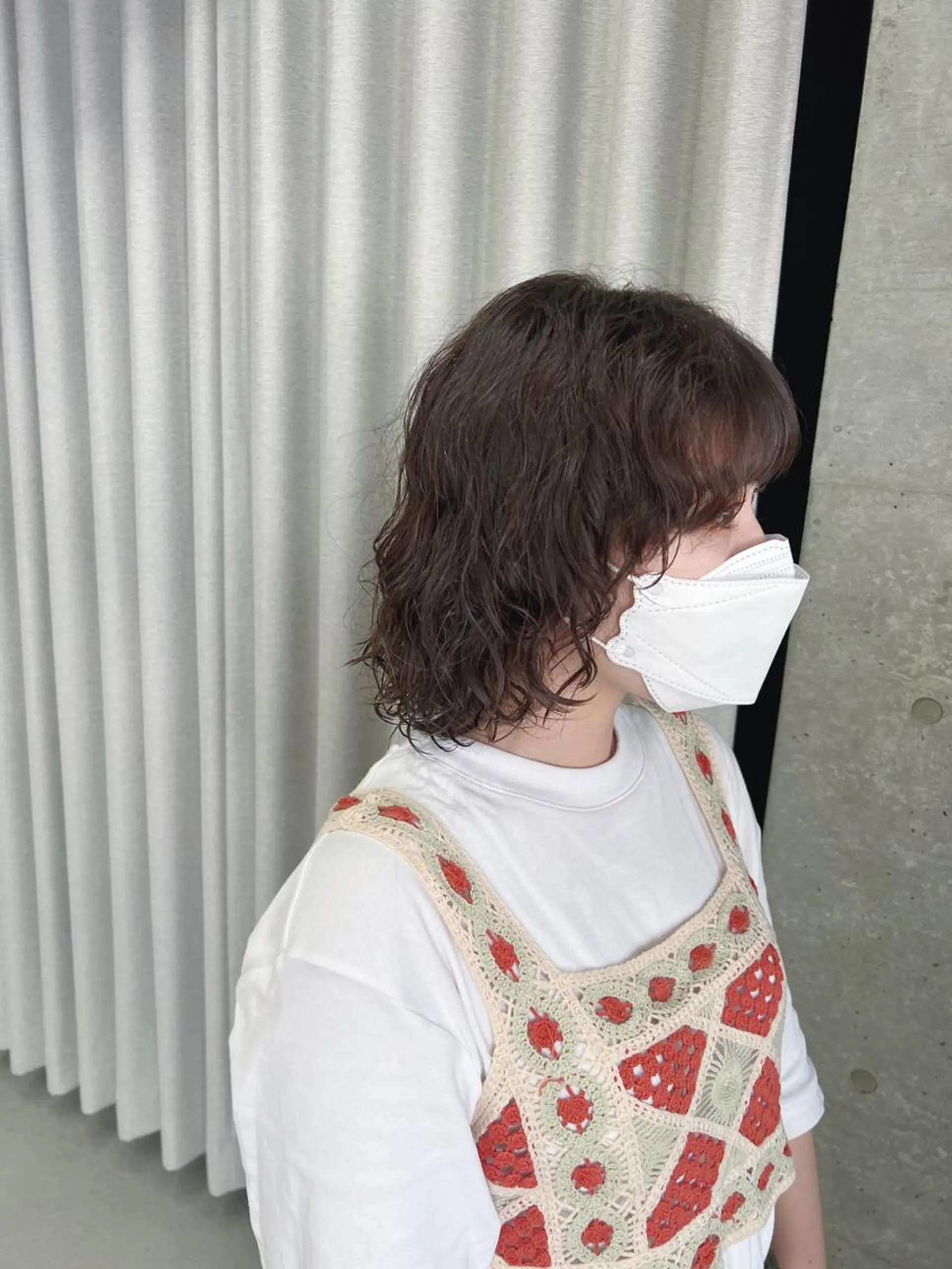 パーマ ボブパーマコテ巻き風 パーマNo1深江秀平のヘアスタイル