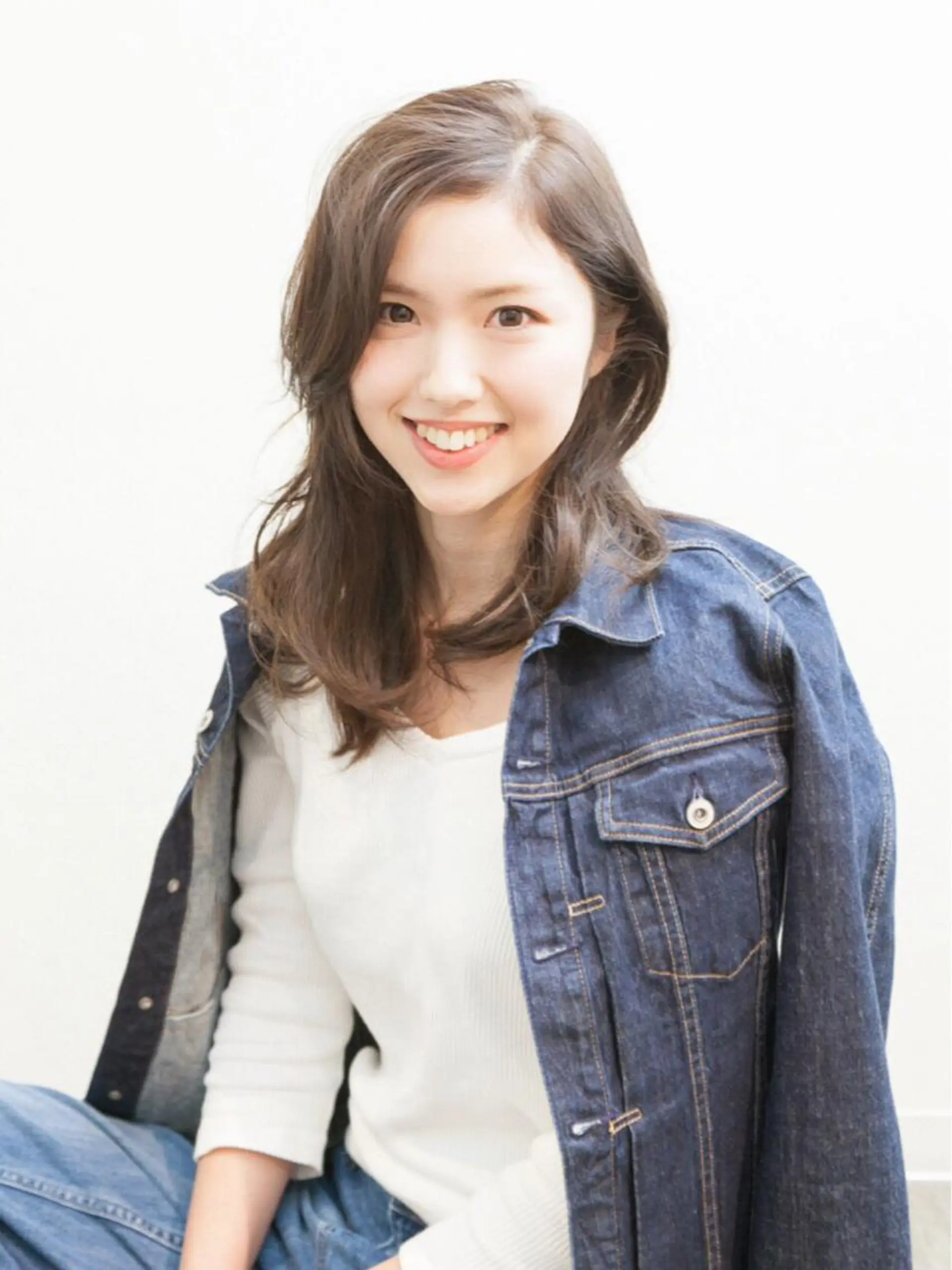 ミディアム 外国人風カラー 牧野 ちおりのヘアスタイル