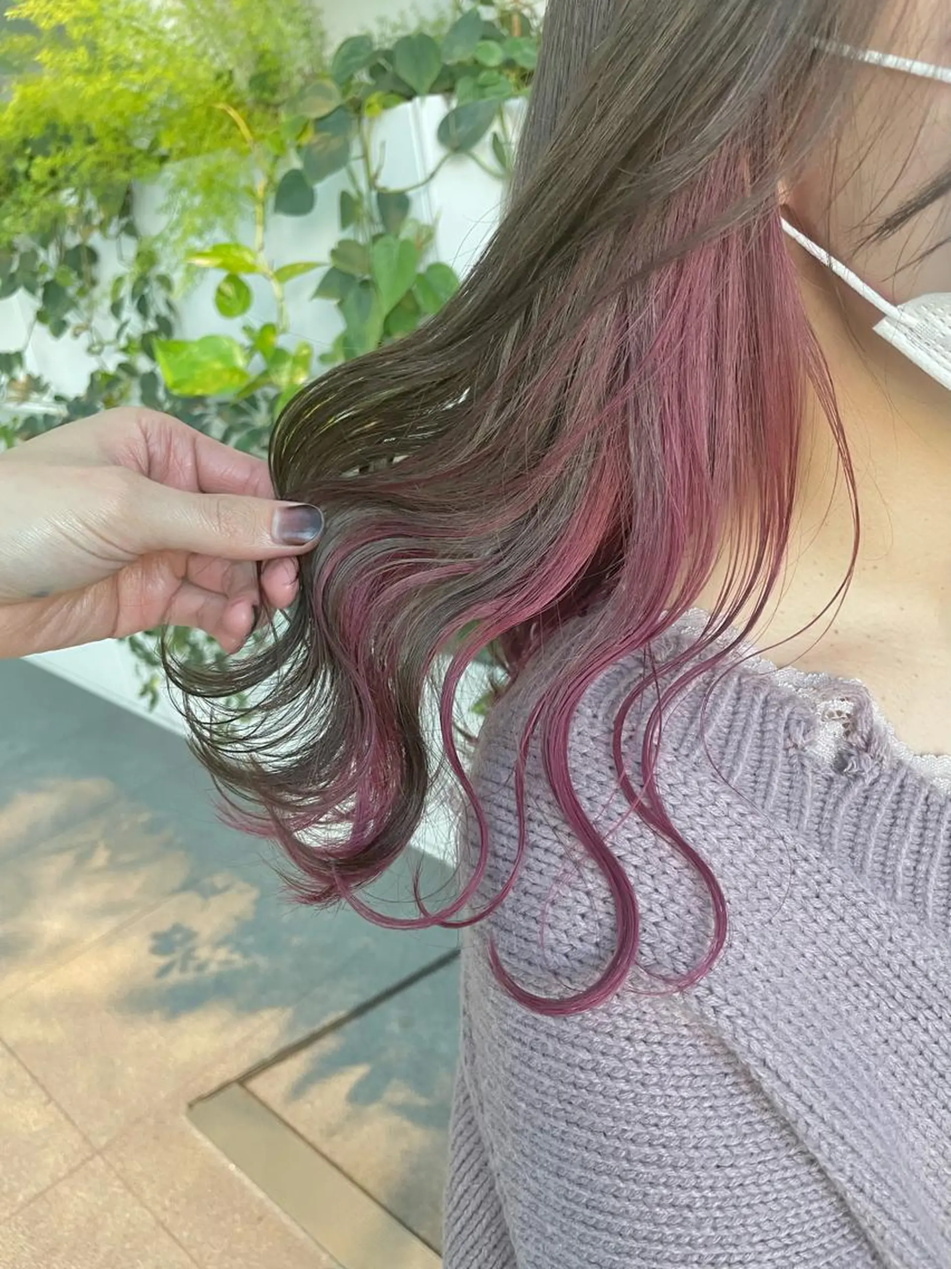 セミロング ヘアカラー 東北No.1完全個室 💐梶谷社長のヘアスタイル