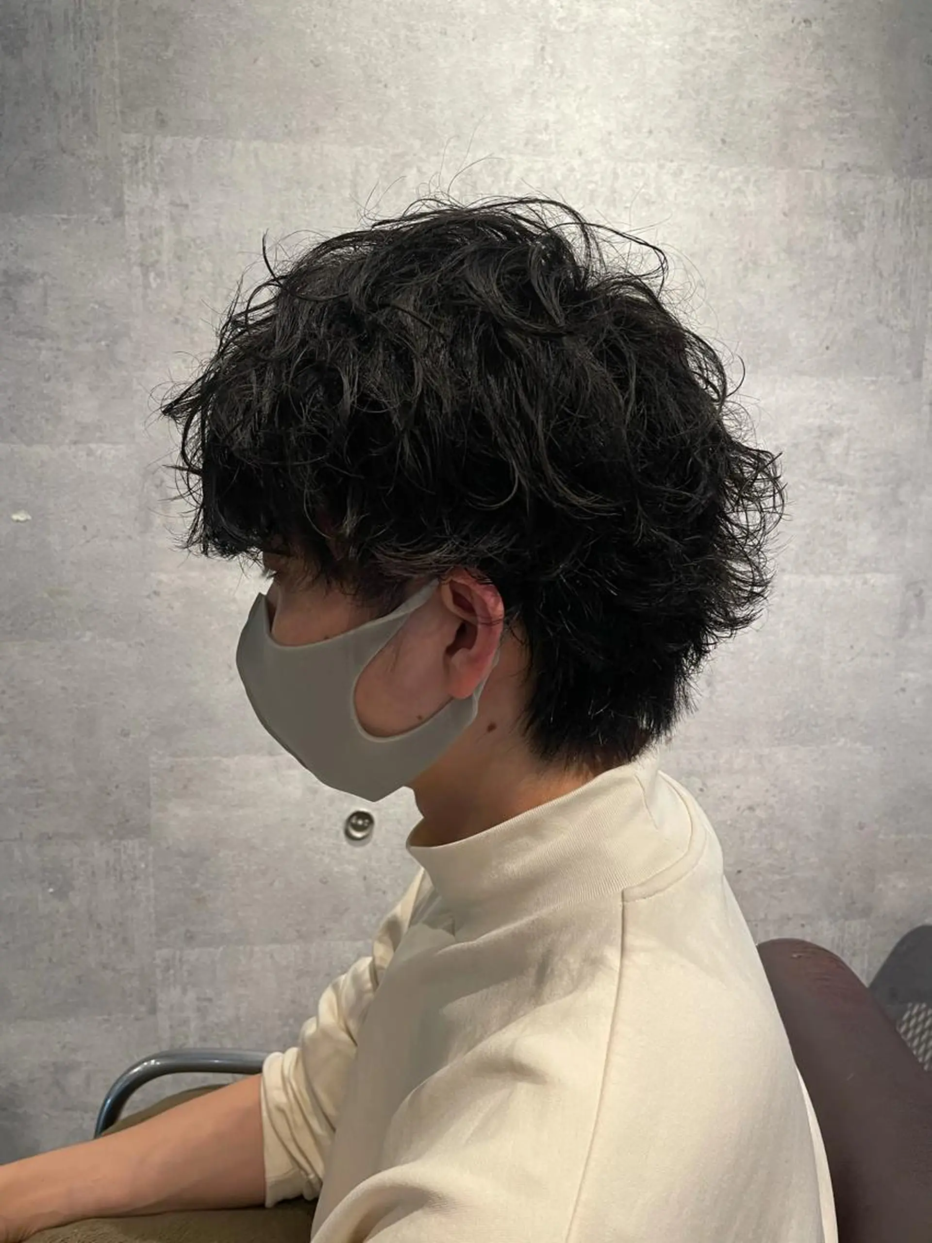 ショート パーマ モデル募集 神田のヘアスタイル