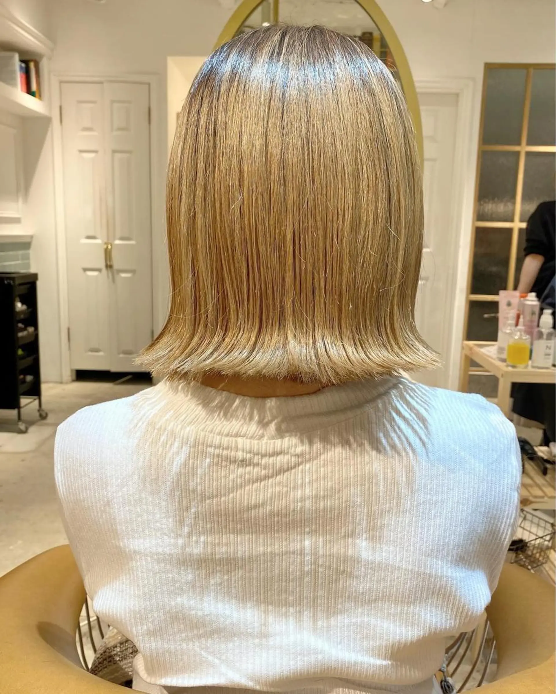 ショート カラー カット ヘアカラー トリートメント 艶髪/縮毛矯正 /髪質改善千田大地のヘアスタイル