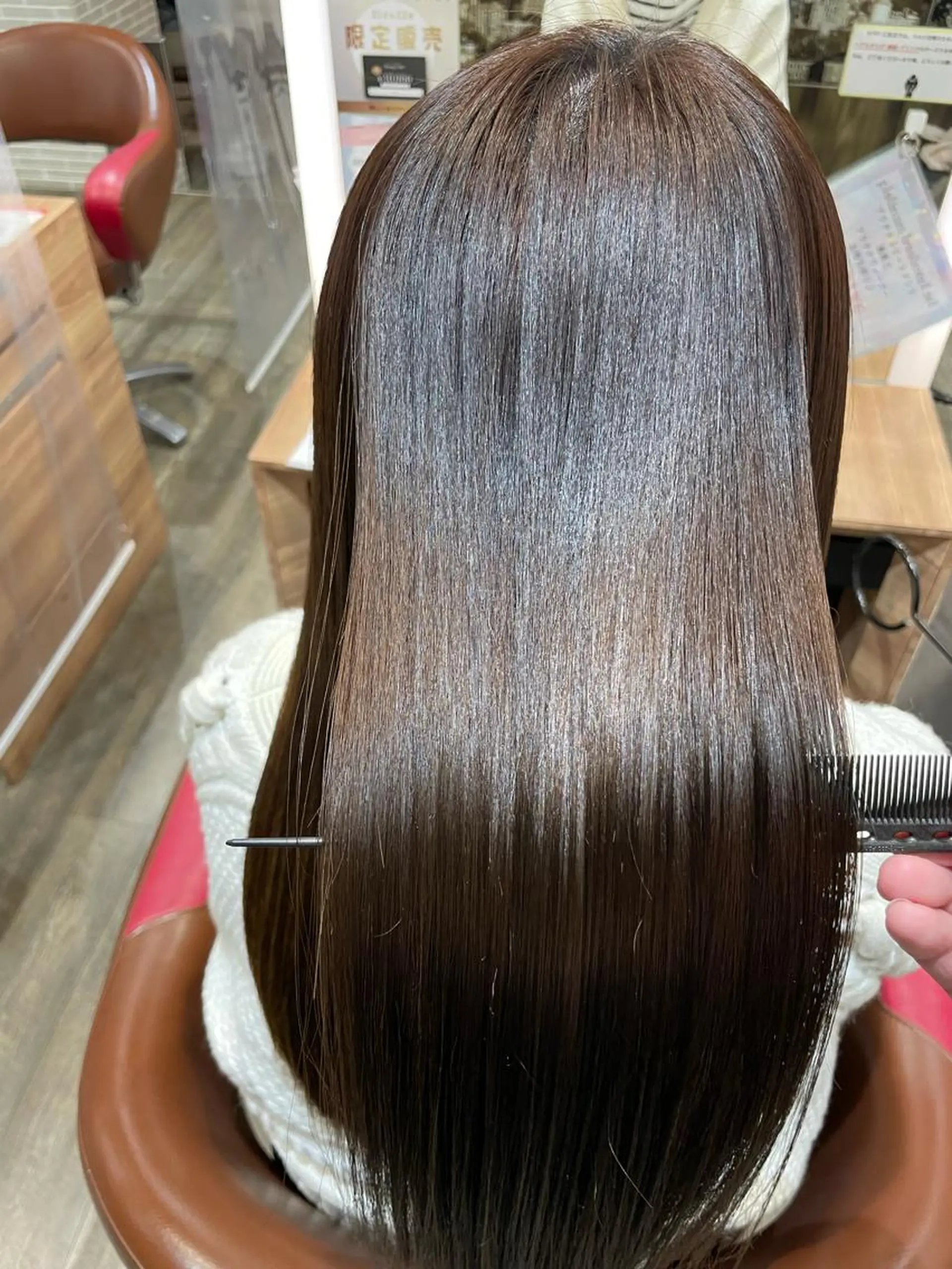 セミロング カラー カット ヘアカラー トリートメント 縮毛矯正/髪質改善/ 石橋代智のヘアスタイル