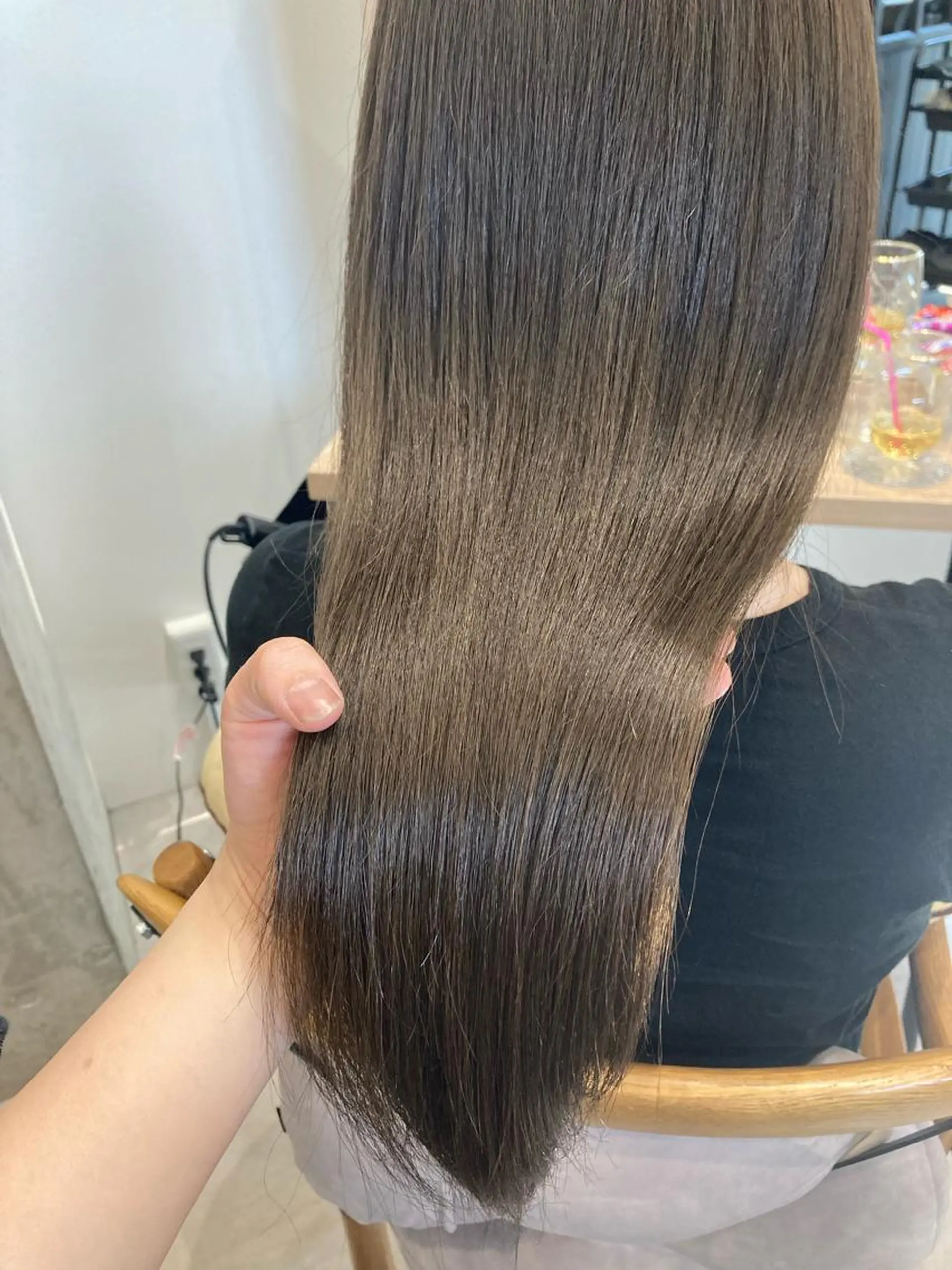 ロング ✨色持ちの良い艶 カラー✨蟹江真世のヘアスタイル