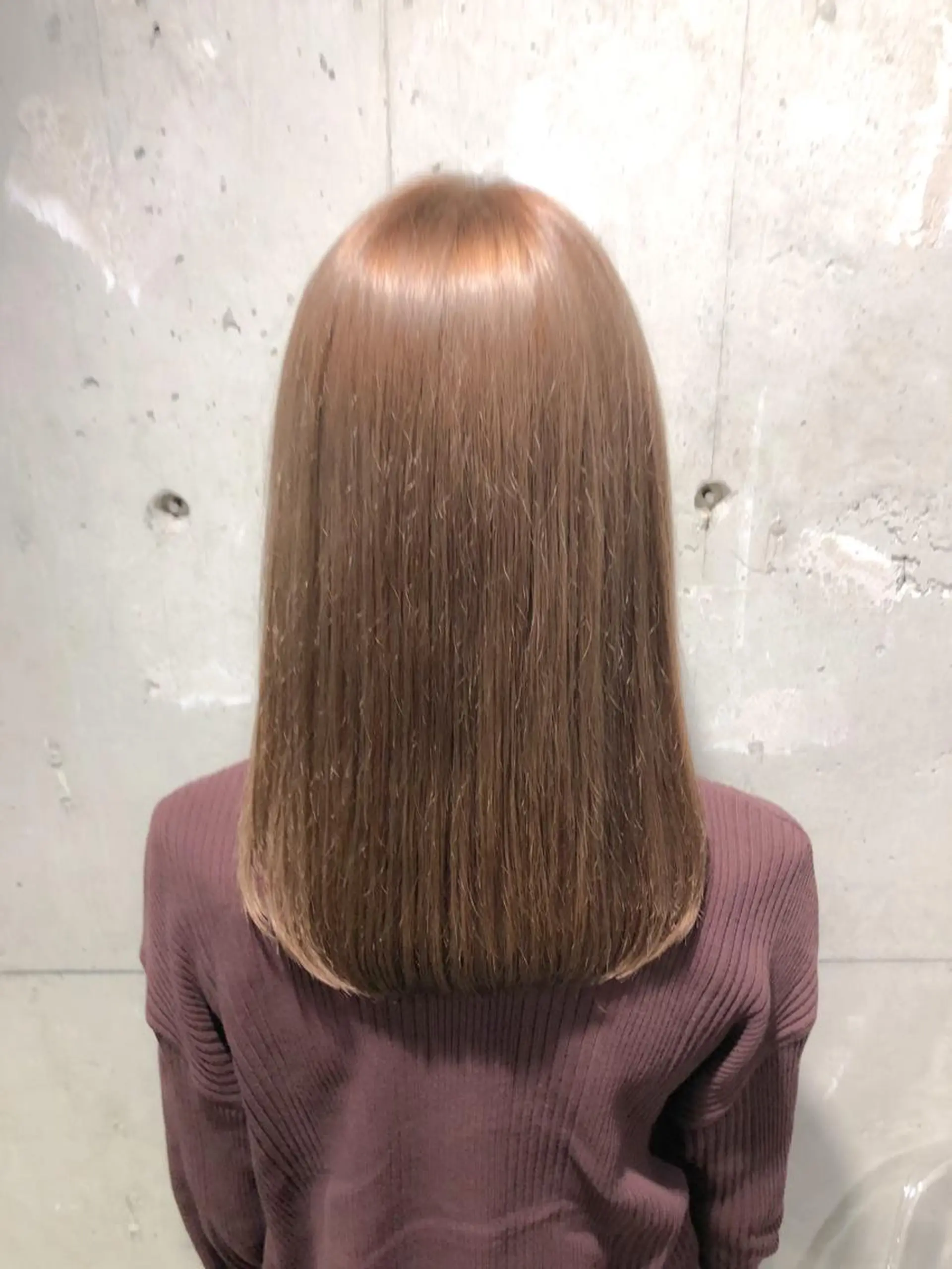 ミディアム カラー パーマ ヘアアレンジ メンズ キッズ ネイル マツエク・マツパ メンズブリーチ ブリーチ Rene'所属・当日予約⭕️ yuriのヘアスタイル