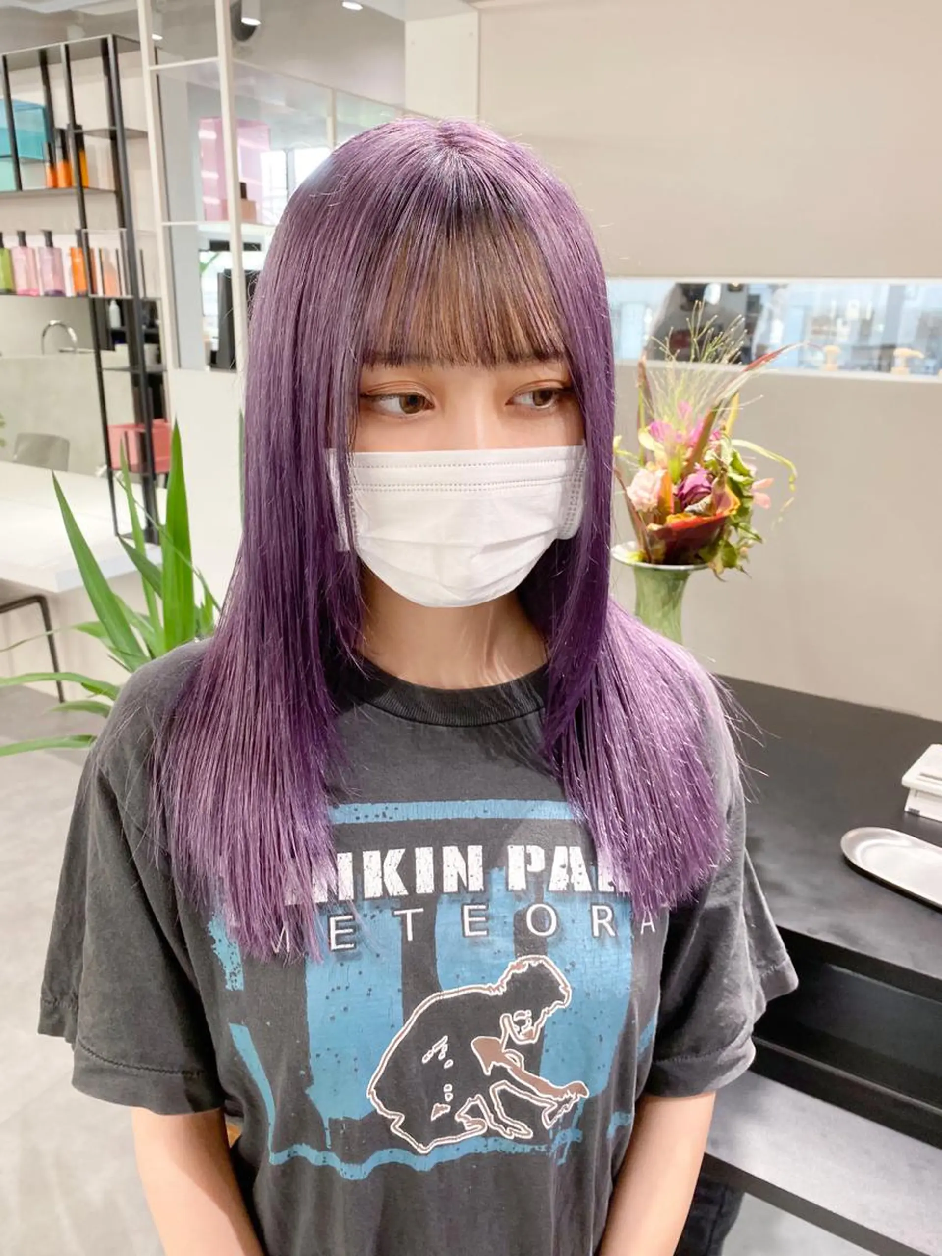 セミロング カラー laff 新宿所属・ボブ/ケアパーマ/ レイヤー/縮毛矯正のヘアスタイル