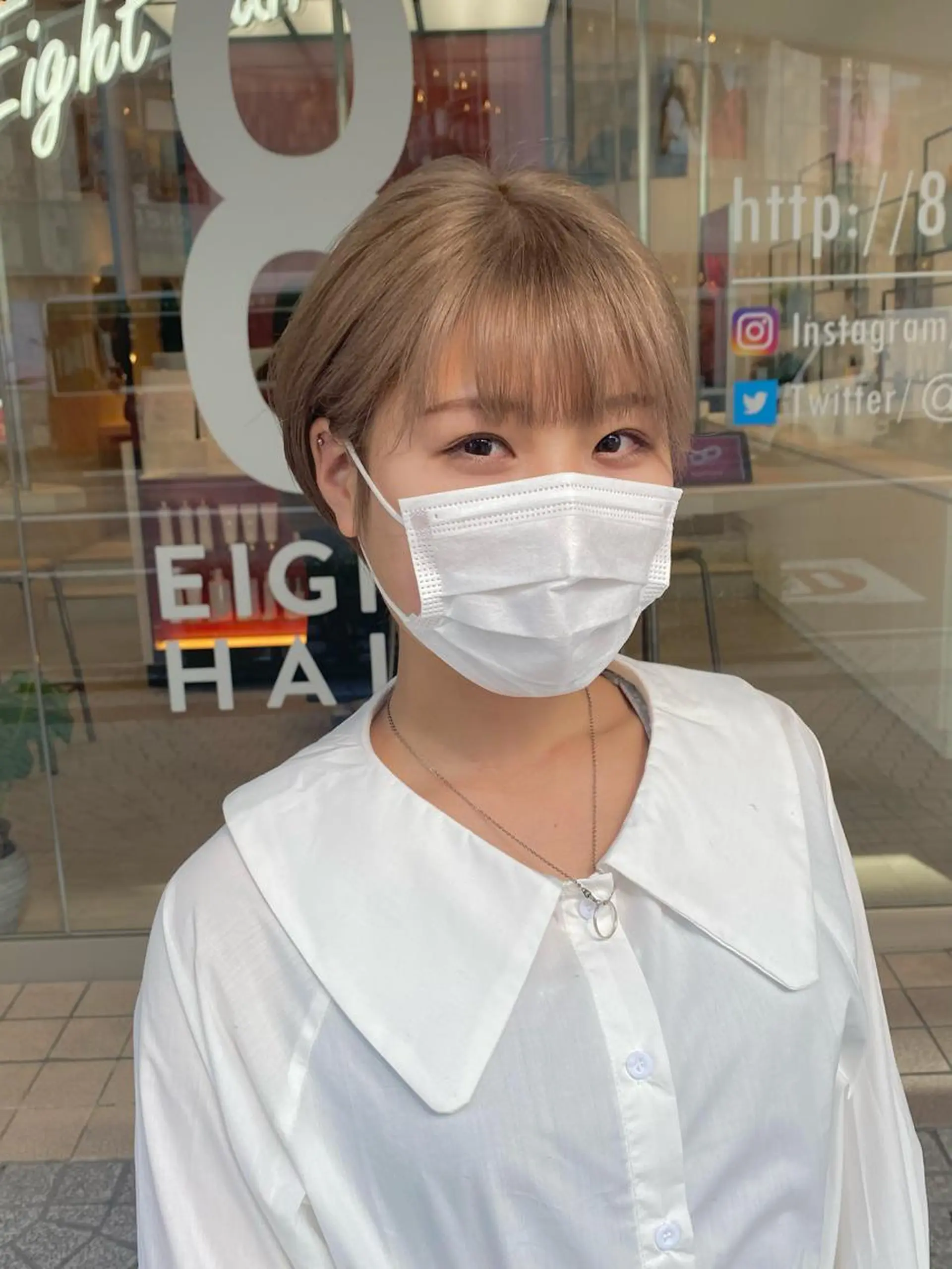 ショート カラー ヘアカラー 荒谷 薫のヘアスタイル