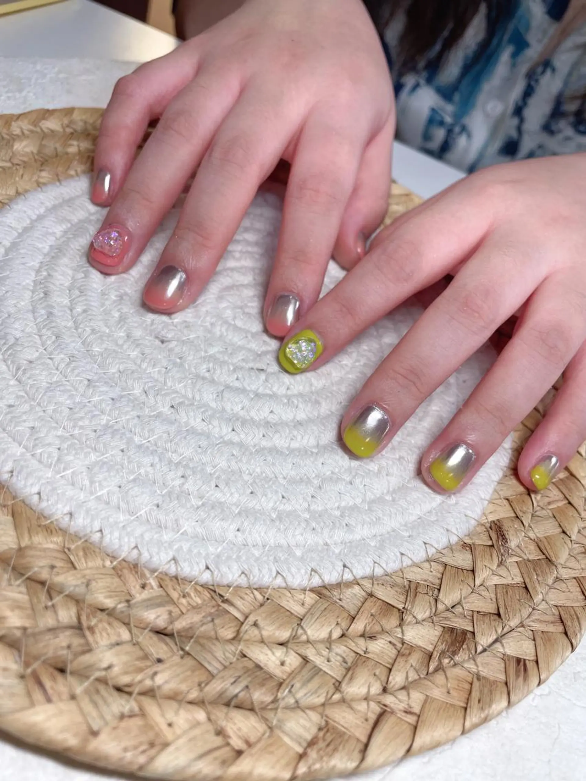 ネイル M🌷nail 長さだし専門店のネイルデザイン