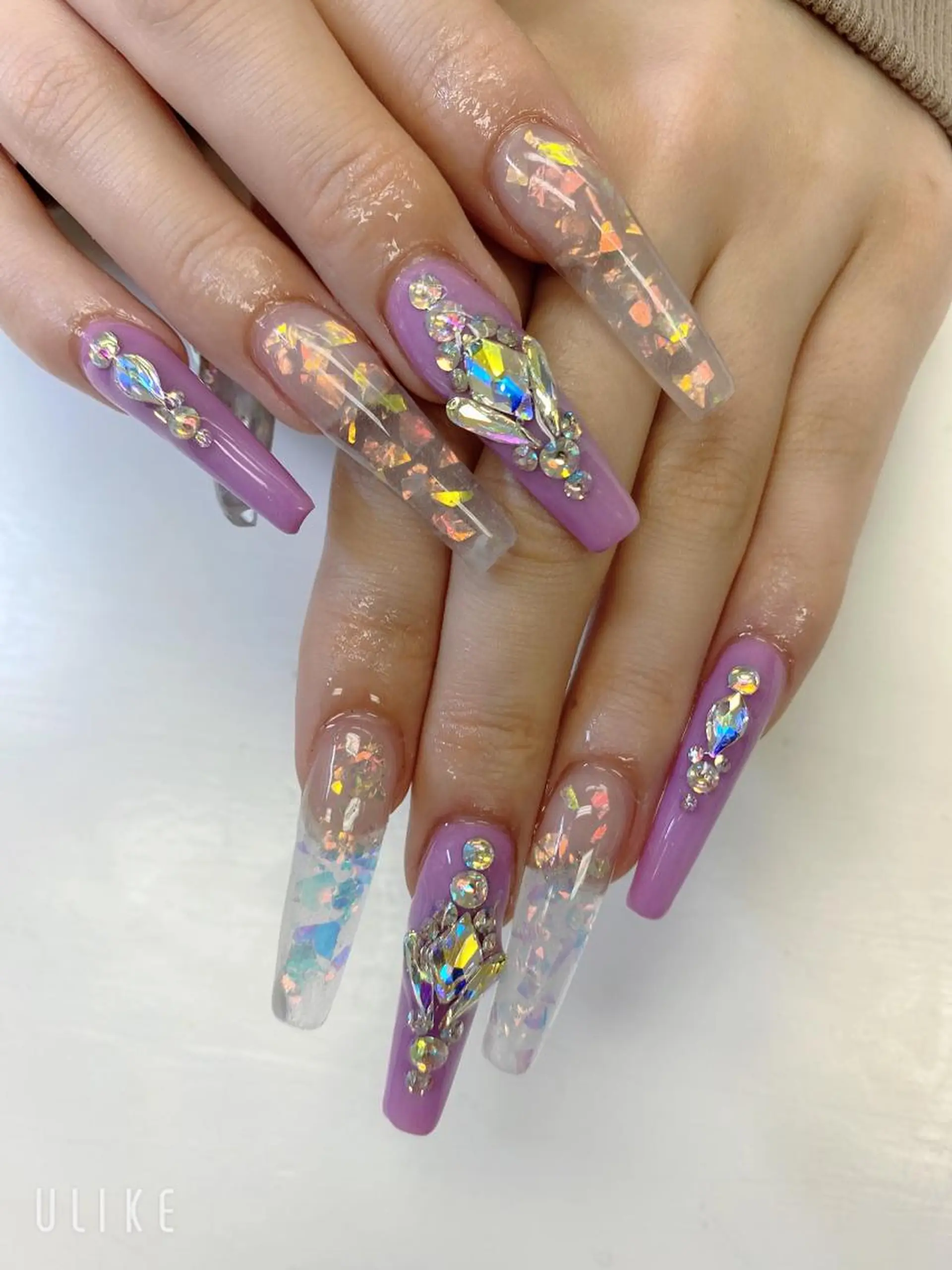 ロング ハンドネイル JNA認定講師🌸 RIEのネイルデザイン