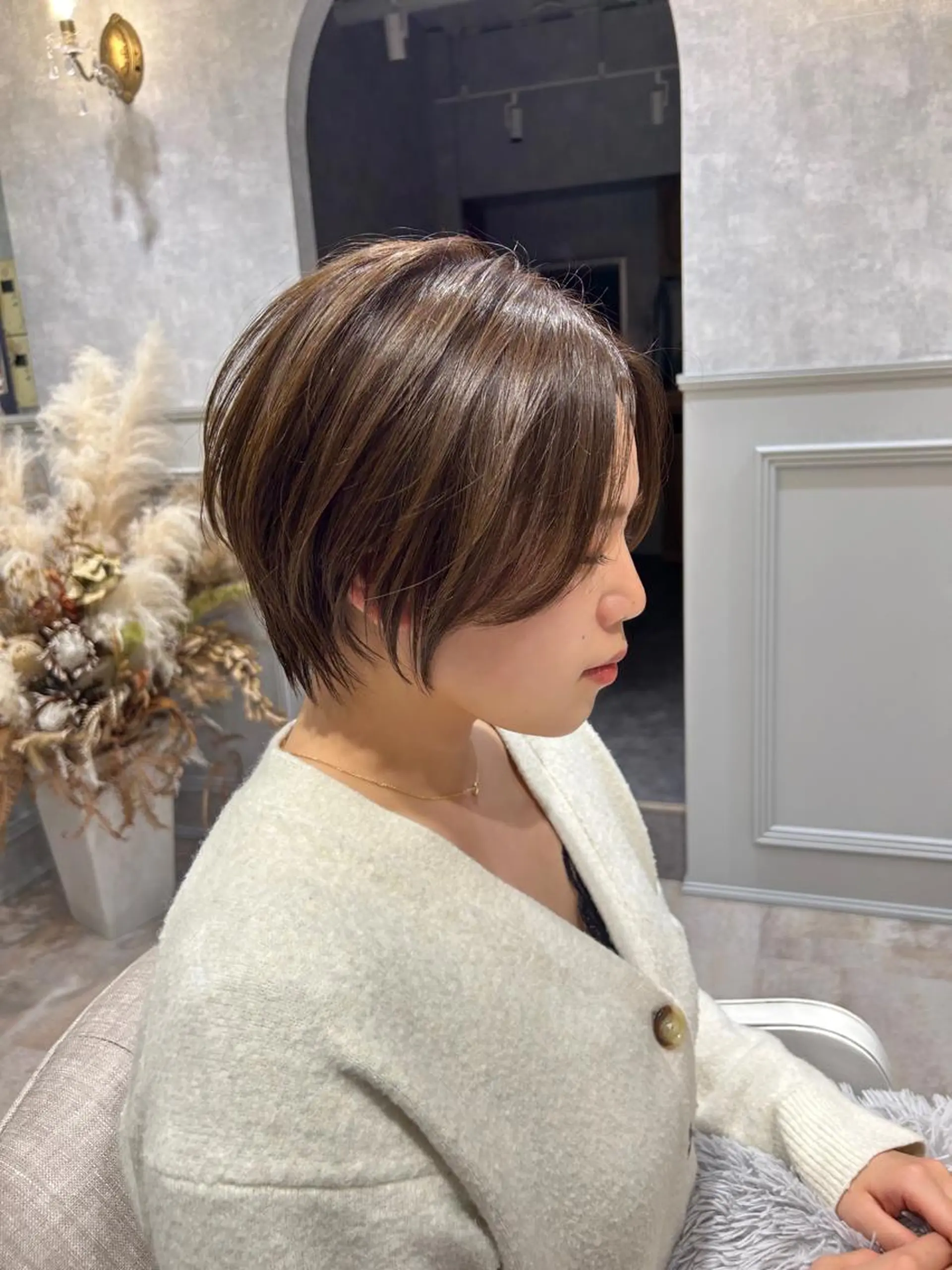 ショート 小野 明日香のヘアスタイル