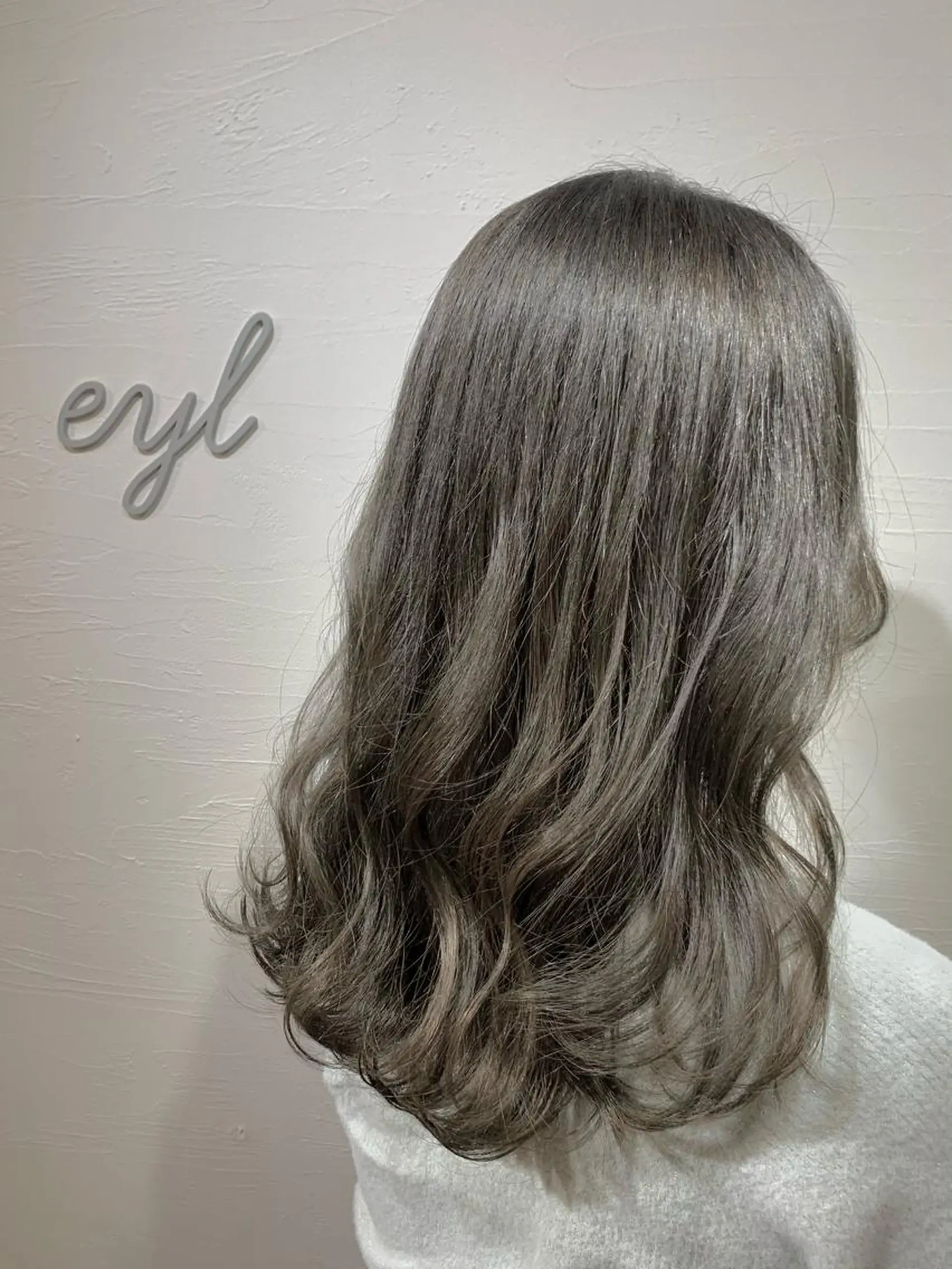 セミロング カラー グレージュ カット ヘアカラー トリートメント eyl〜エイル〜所属・💎赤み消しカラー 特化型デザイナー💎のヘアスタイル