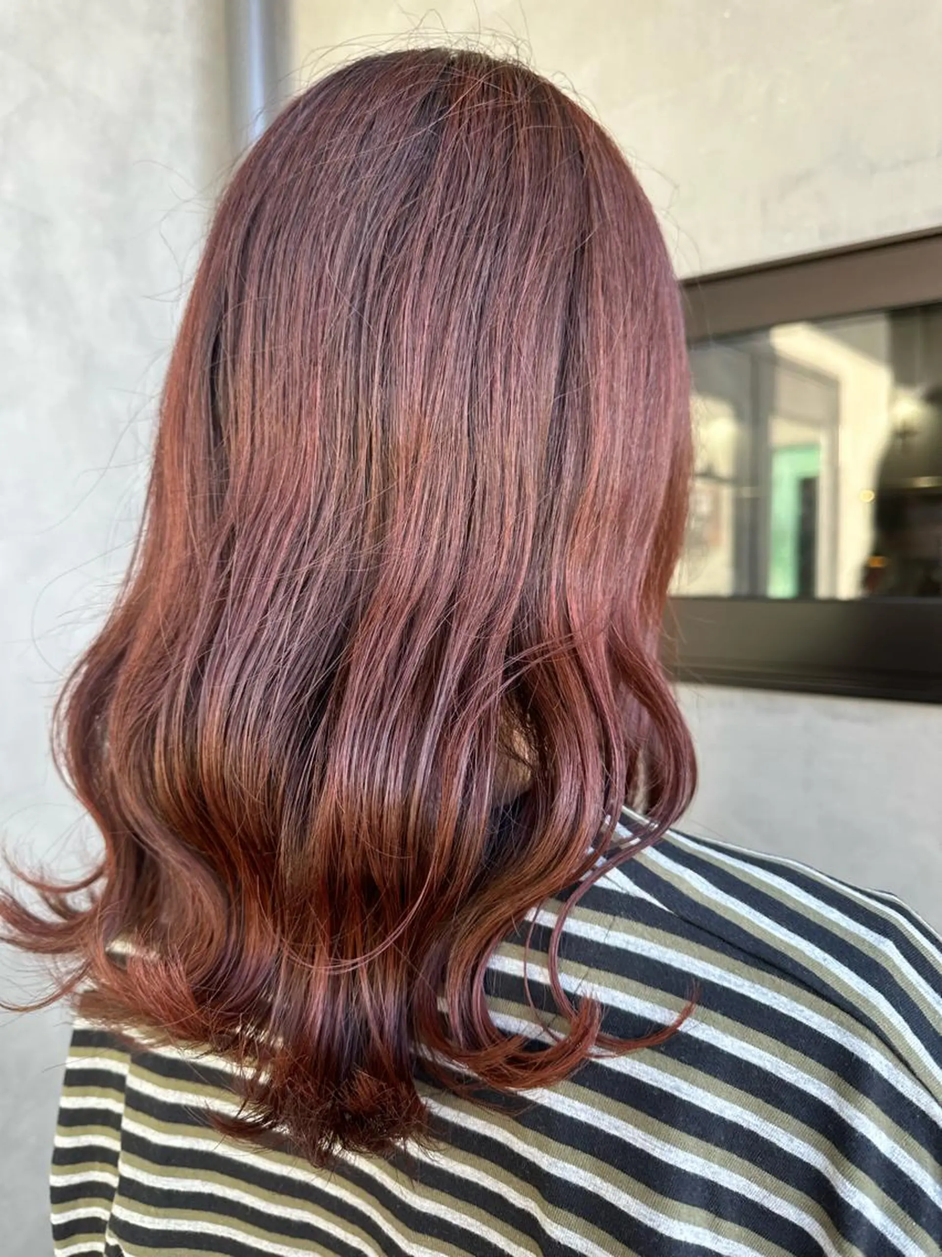 セミロング カラー ヘアカラー 阿部 紋英のマツエク・マツパデザイン