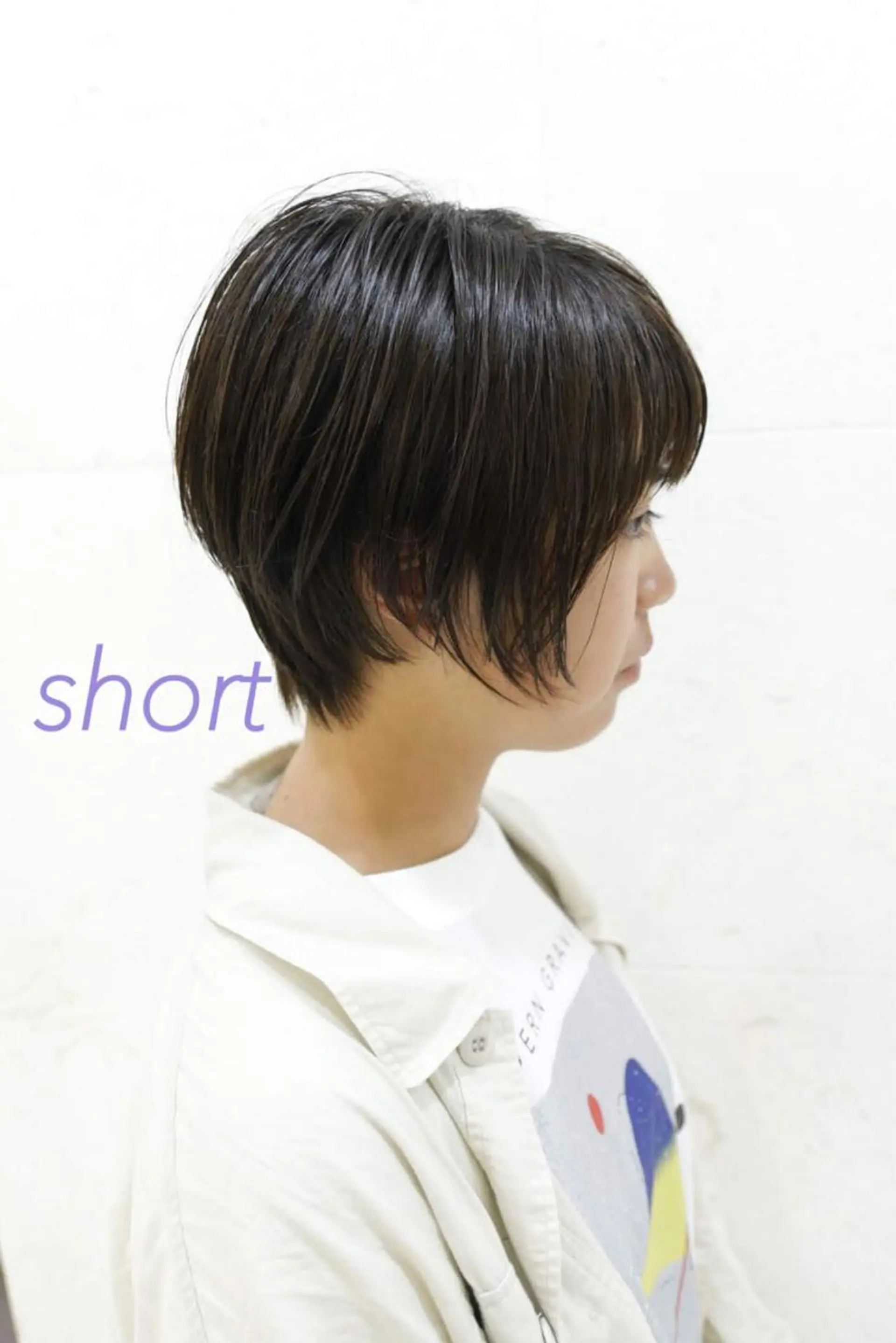 ショート カラー ショートヘア カット ヘアカラー トリートメント 斉藤 貴也のヘアスタイル