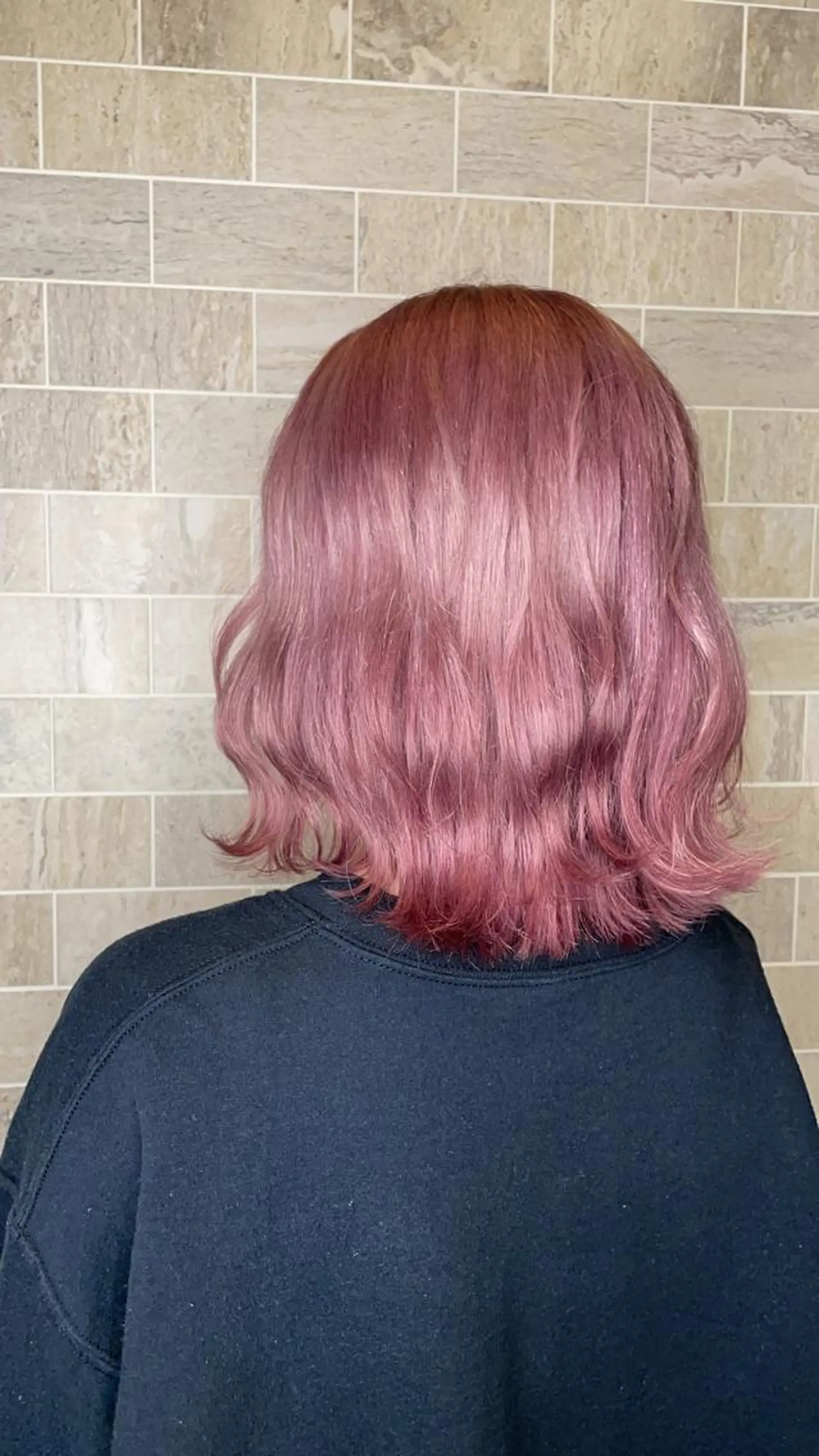 セミロング ヘアカラー トリートメント ブリーチ毛矯正.髪質 改善.髪にドラマをのヘアスタイル