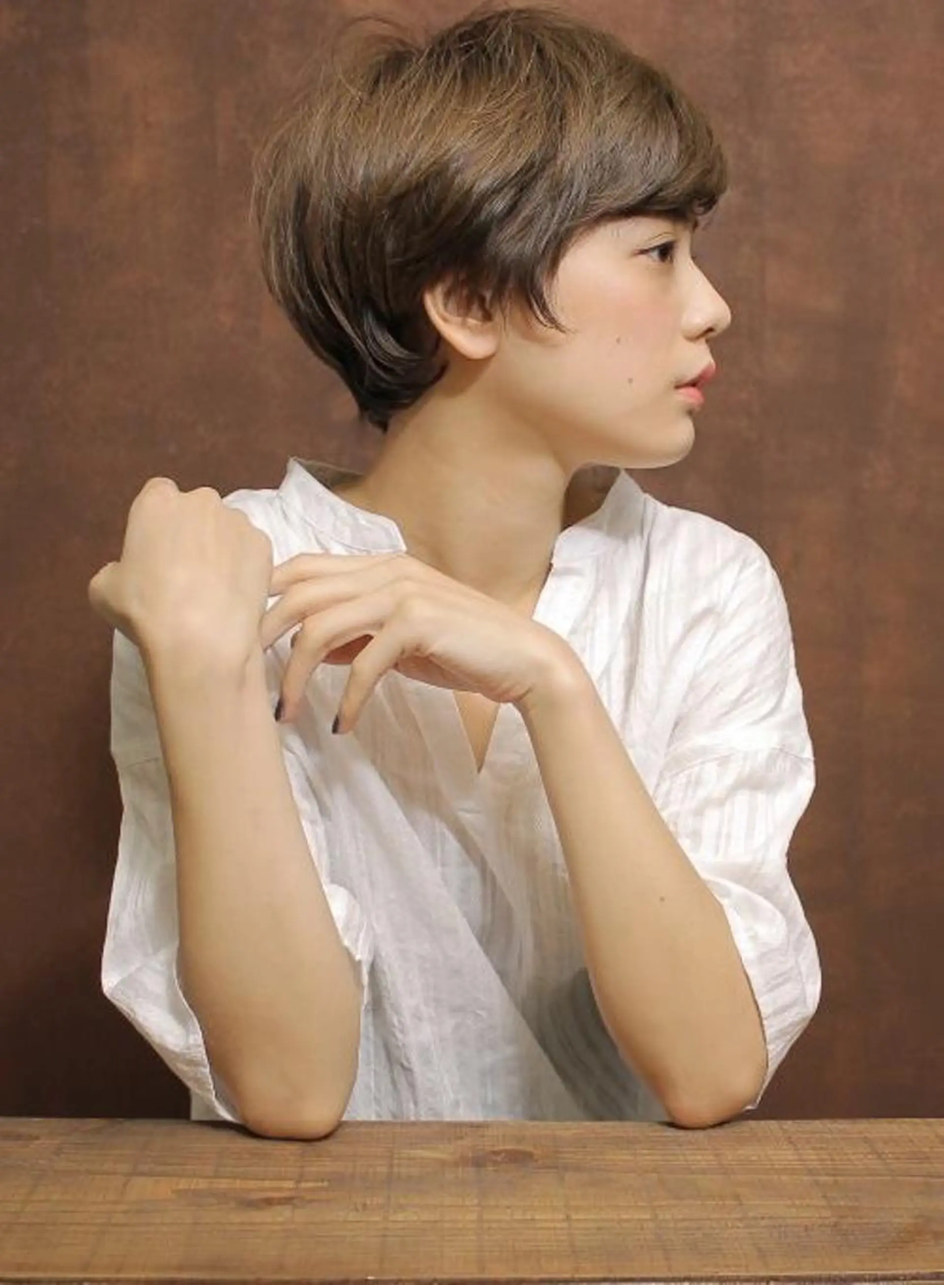 ショート 吉田一輝 外国人パーマのヘアスタイル