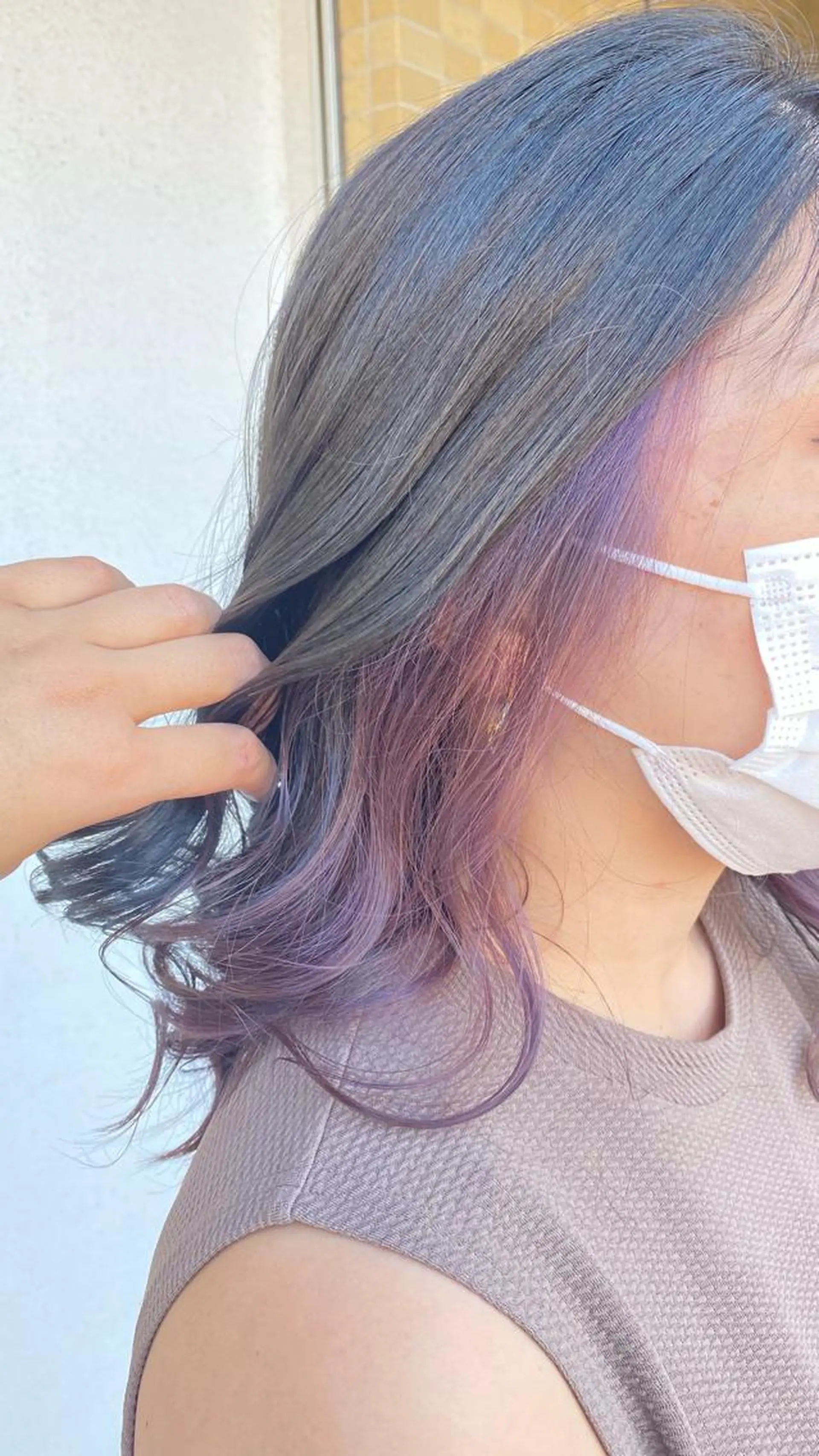 ミディアム カラー マツエク・マツパ インナーカラー ラベンダーカラー ピンクカラー パープルカラー カラーマツエク ヘアカラー bal所属・bal ミナのその他イメージ