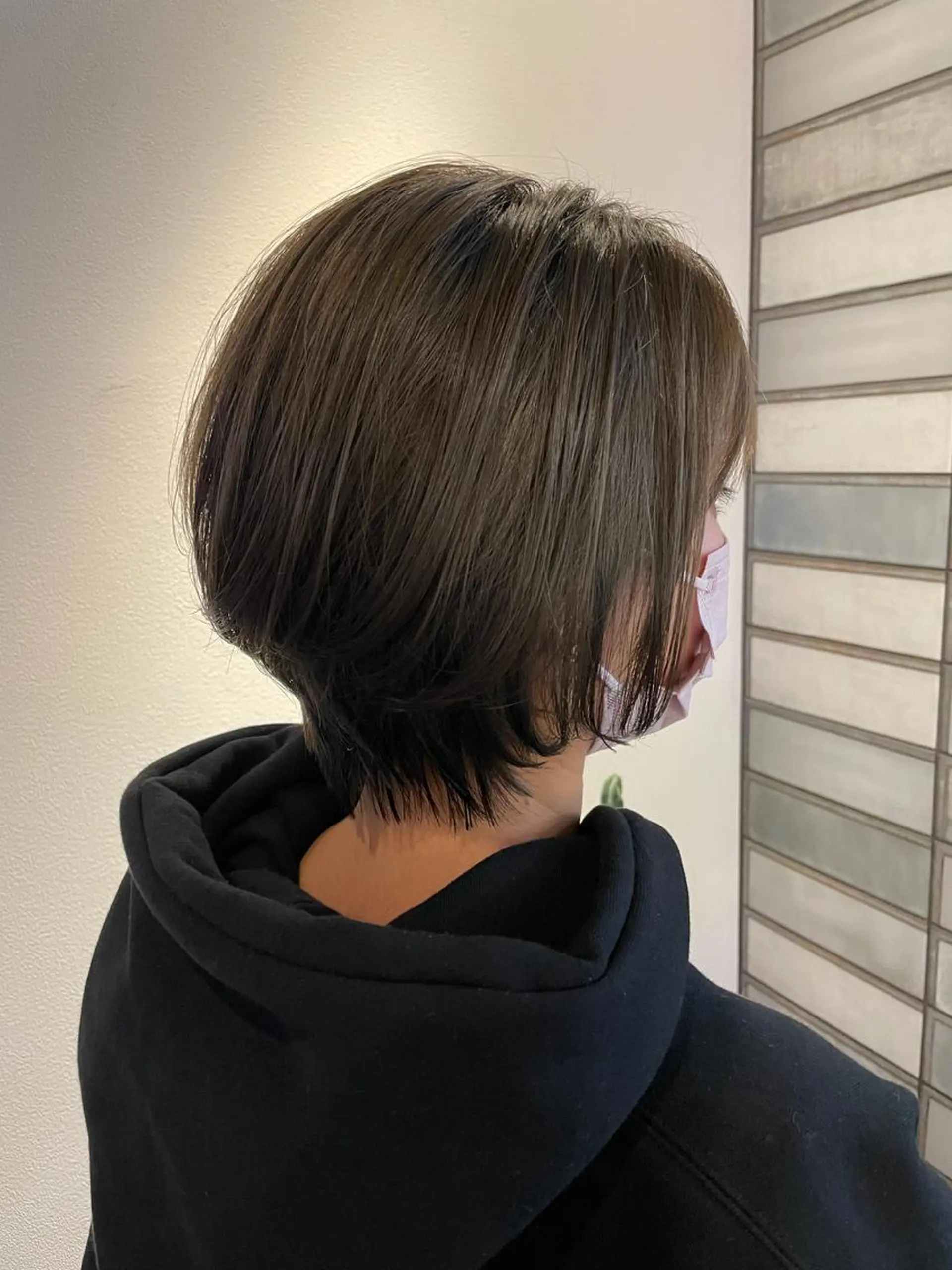 ショート カラー カット ヘアカラー トリートメント 福永速人 /メンズパーマのヘアスタイル