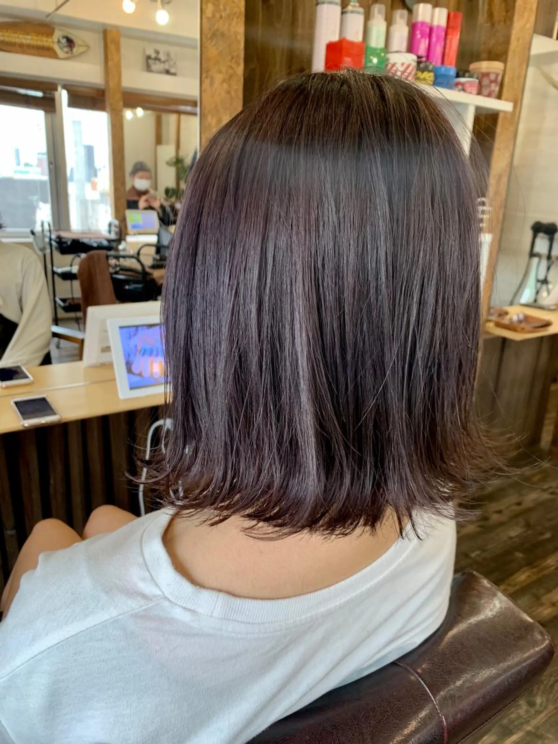 ショート カラー カット ヘアカラー トリートメント natsu ナチュラルのヘアスタイル