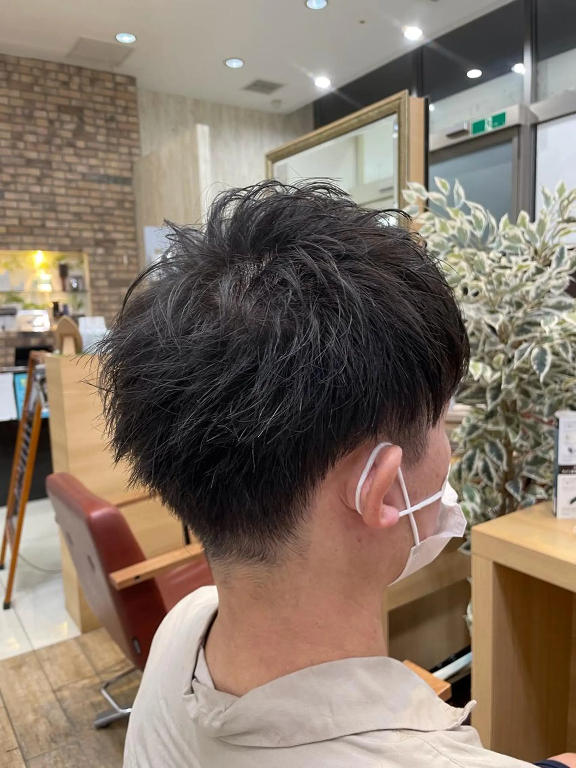 メンズ メンズショート 刈り上げ カット 💫カットパーマ💫 伊原虎太郎のヘアスタイル