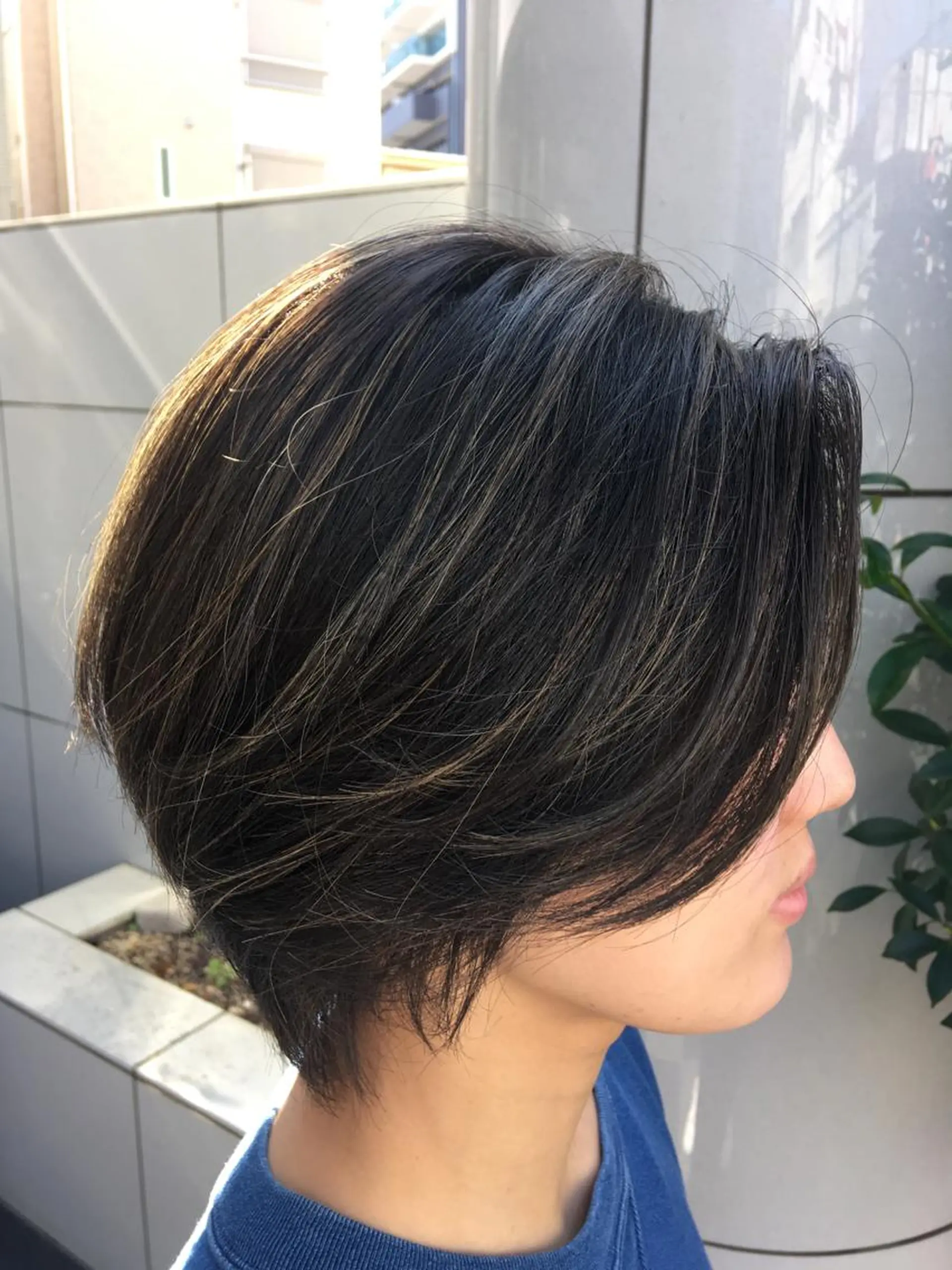 ショート カラー ヘアカラー トリートメント THREE所属・THREE 関根大のヘアスタイル