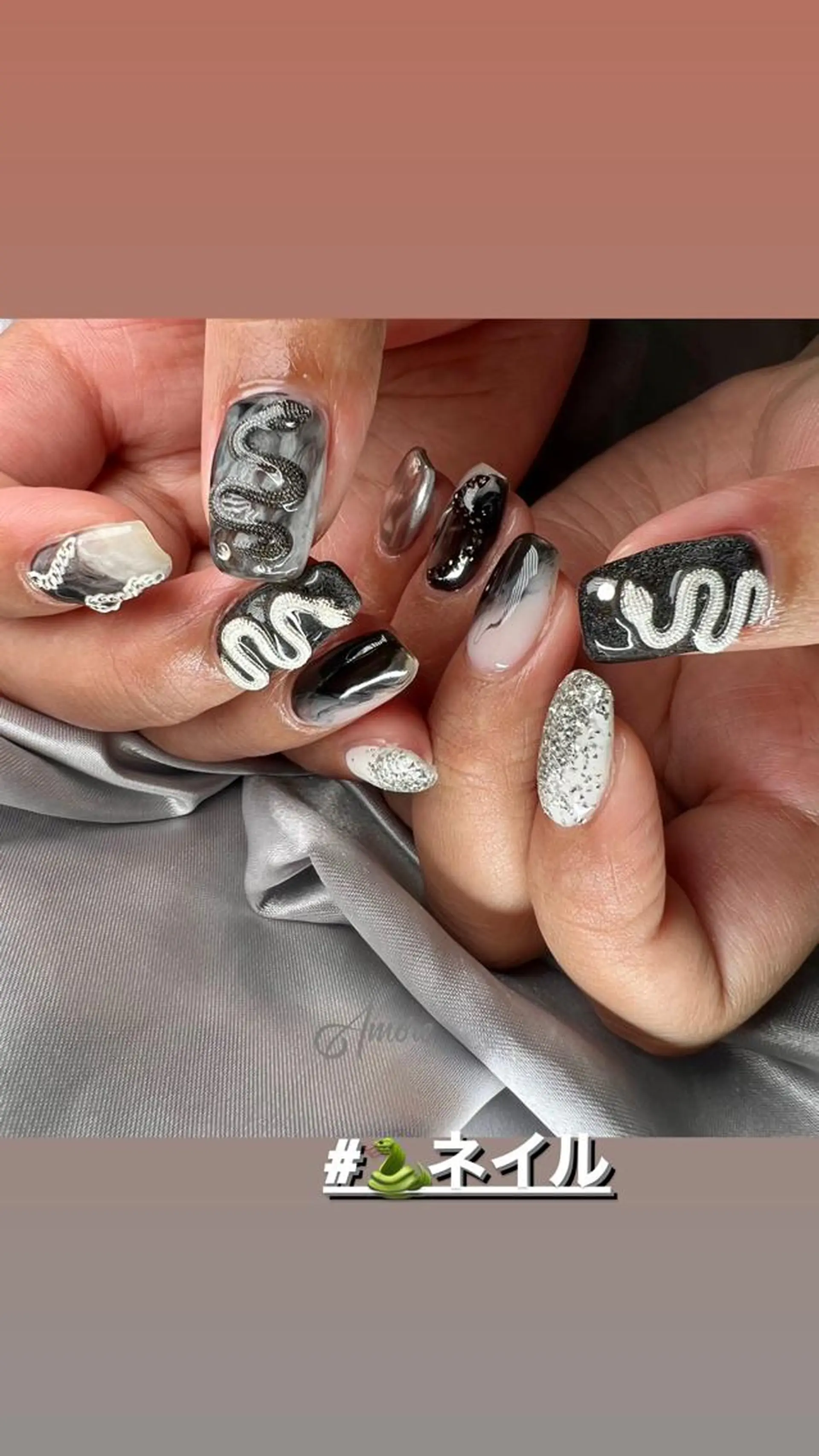 ネイル ジェルネイル 韓国ネイル パラジェル 夏ネイル You kyehwaのネイルデザイン