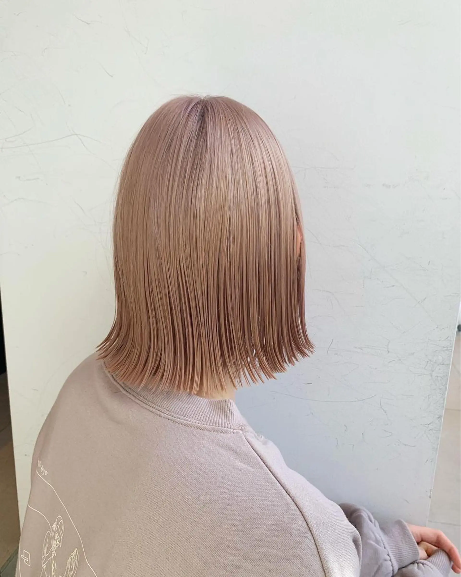 カラー ブリーチ ハイトーンカラー ヘアカラー トリートメント ヘアセット レイヤー専門家 ダブルカラー修のヘアスタイル