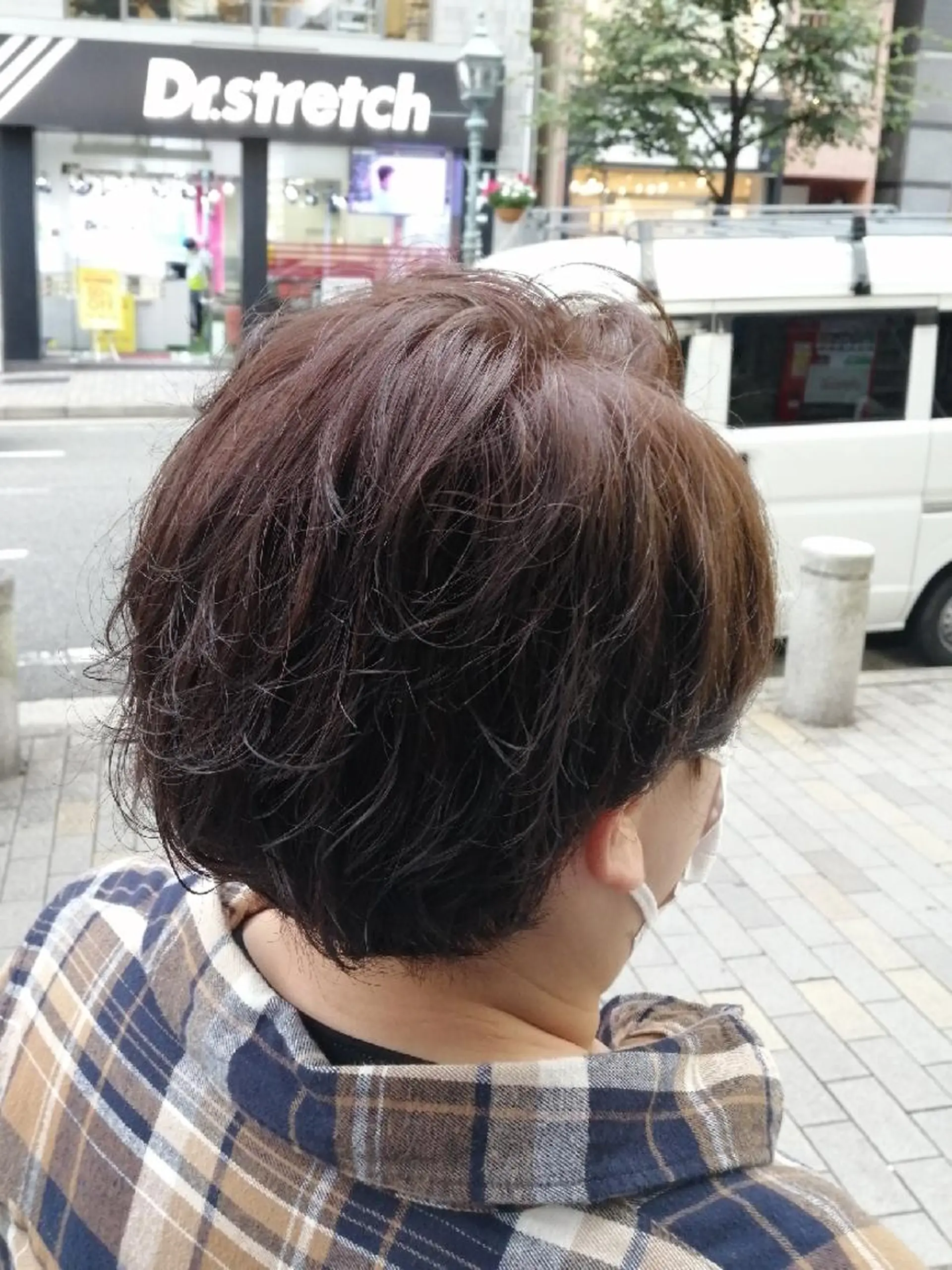 ショート カラー ベージュカラー 福永 ちひろのヘアスタイル