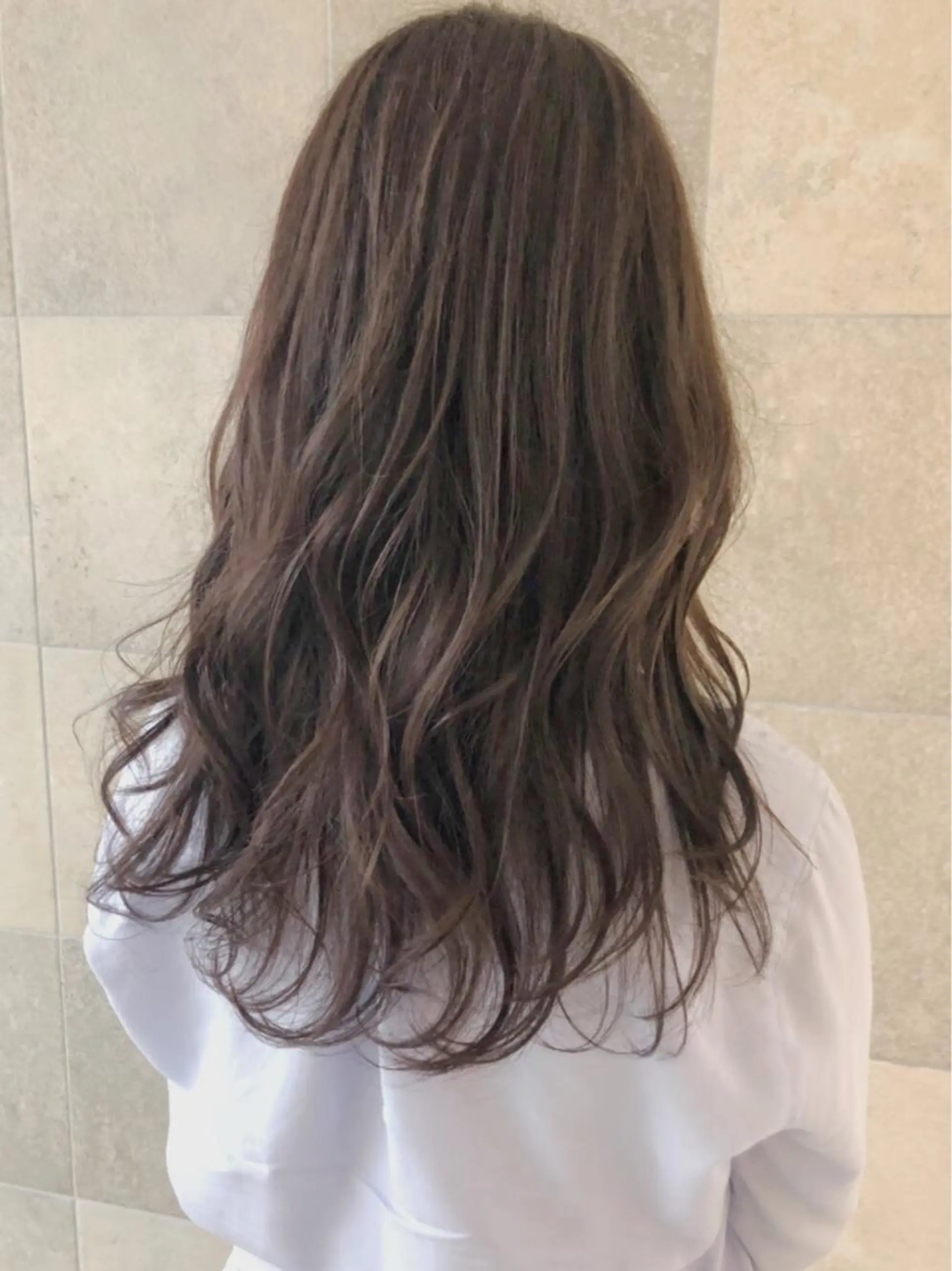 セミロング カラー カット ヘアカラー カット／メンズカット 藤田麻衣のヘアスタイル