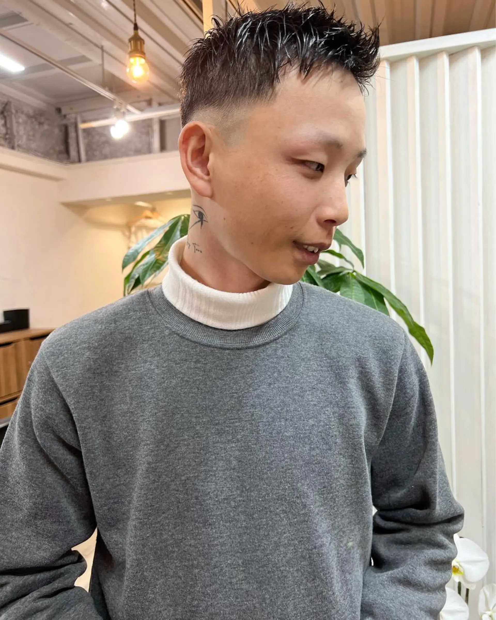 ショート カラー パーマ ヘアアレンジ メンズ 【池袋/スパイキー ショート】ⓝⓘⓜⓤのヘアスタイル