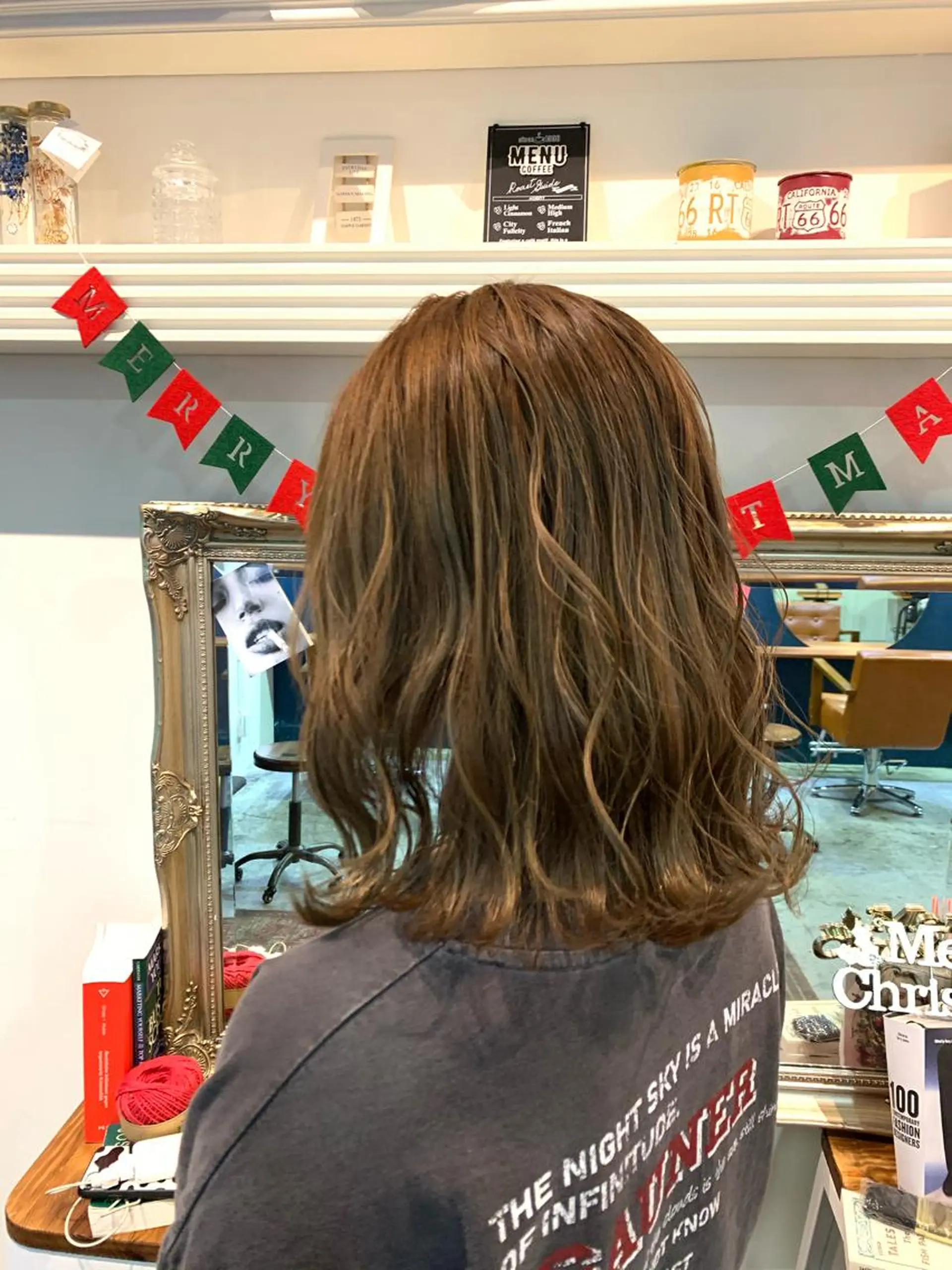 ミディアム カット ヘアカラー トリートメント ヘッドスパ ヘアセット 大宮/山口 竣也のヘアスタイル