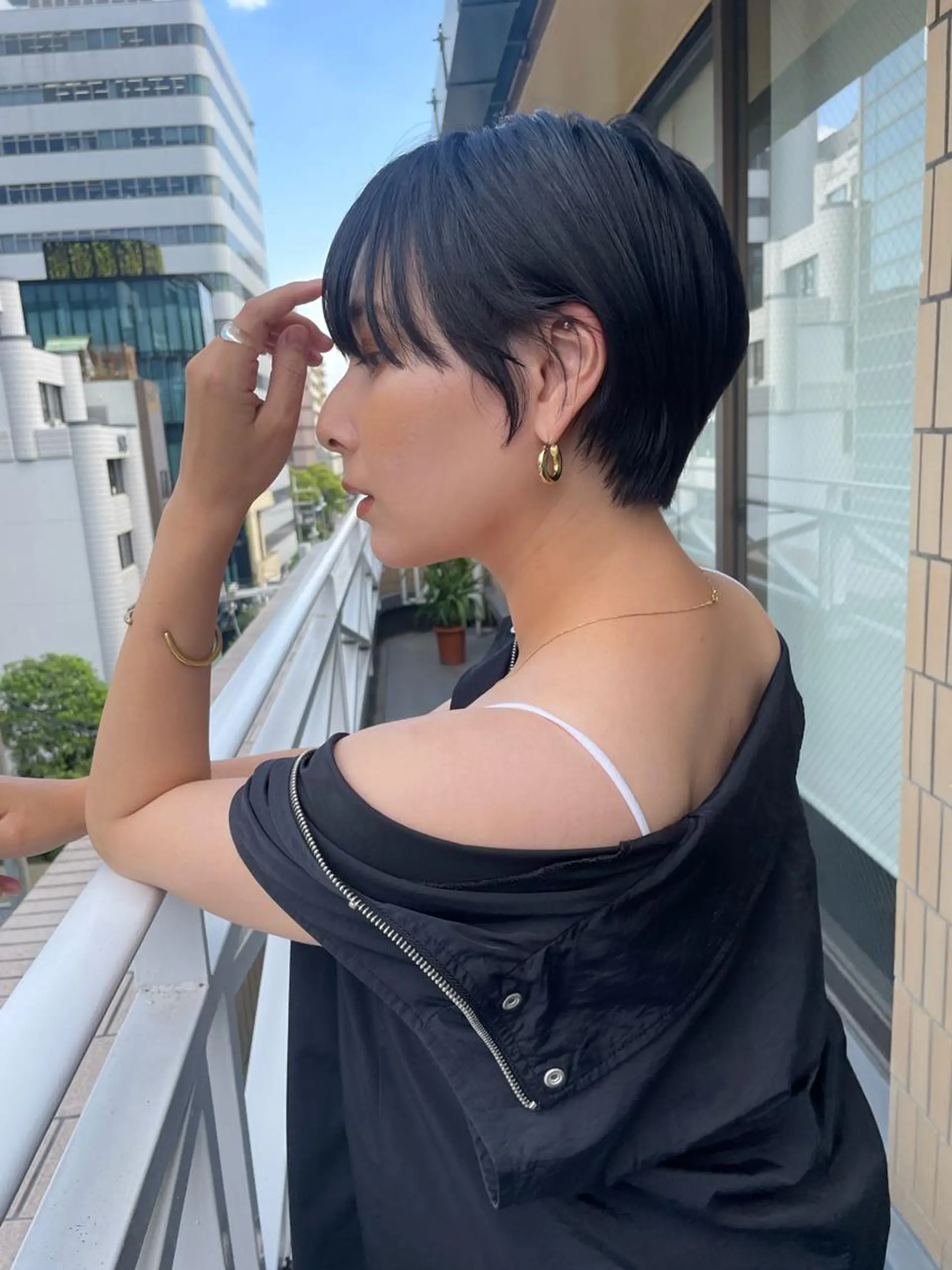 ショート カラー カット ヘアカラー トリートメント ショート/ボブ専門 宮脇美奈/南船場のヘアスタイル