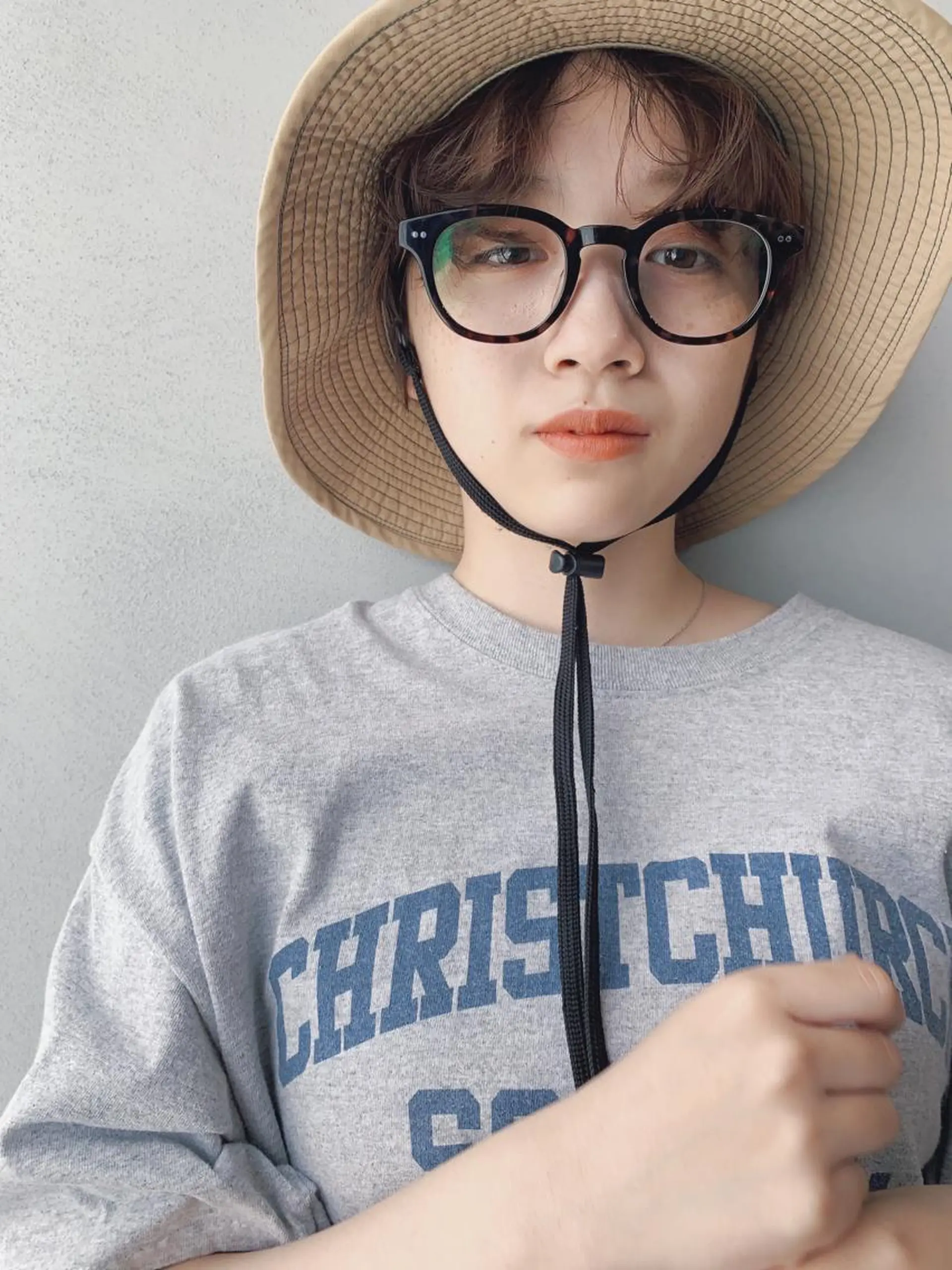 ショート カラー ボブパーマコテ巻き風 パーマNo1深江秀平のヘアスタイル