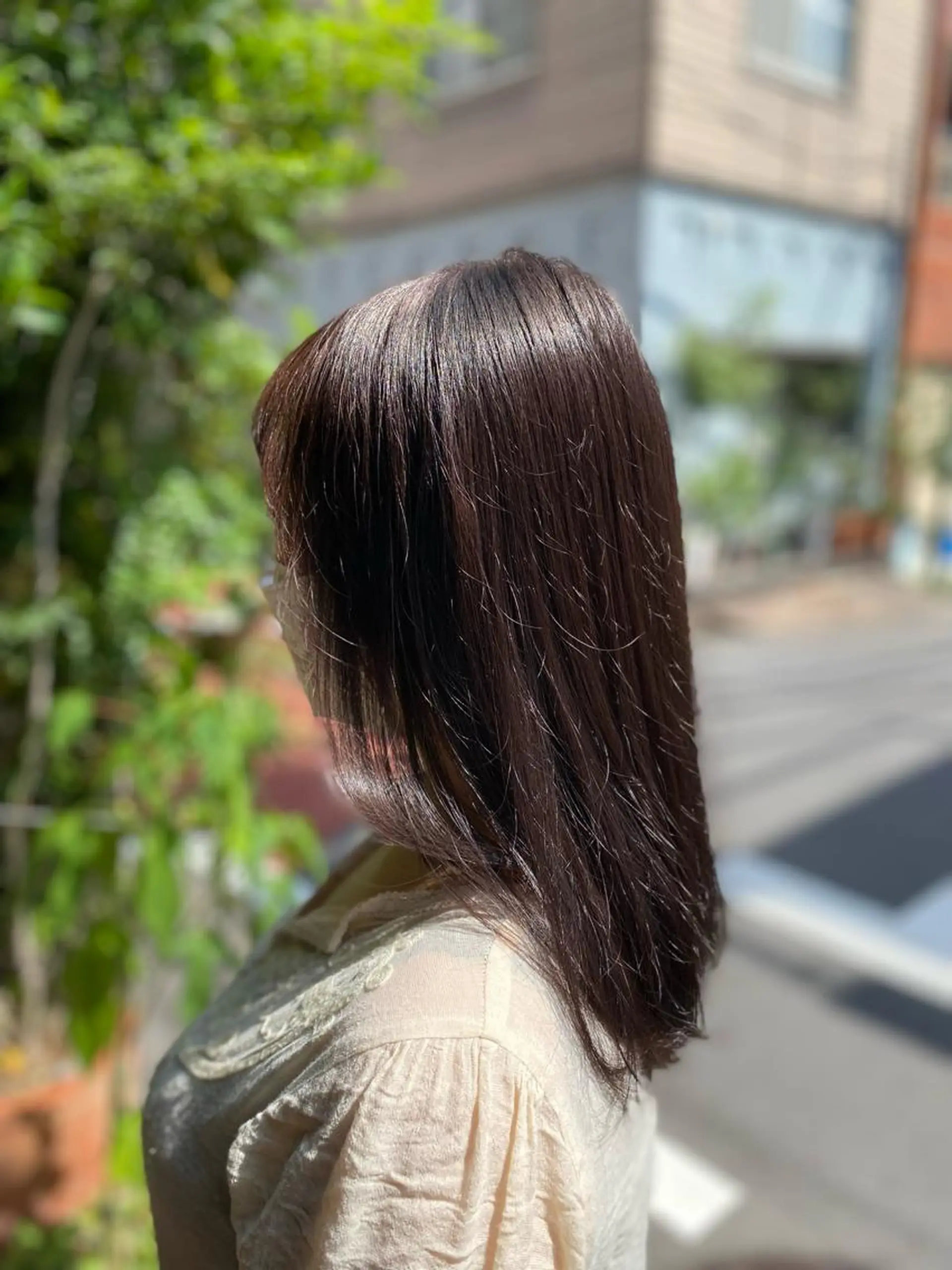 ロング カラー カット ヘアカラー 古西 康裕のヘアスタイル